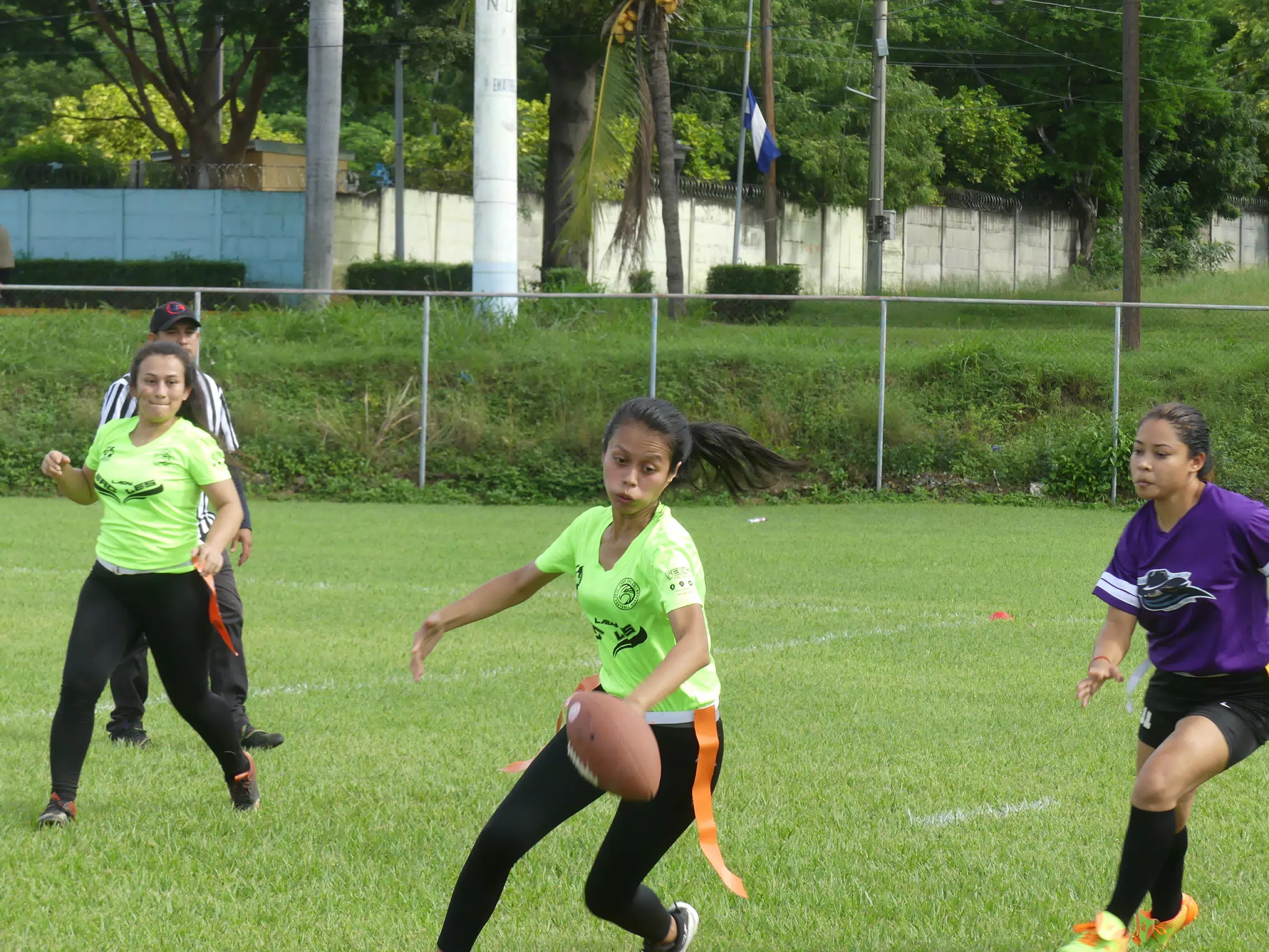 Managua Lady Eagles American Flag Football