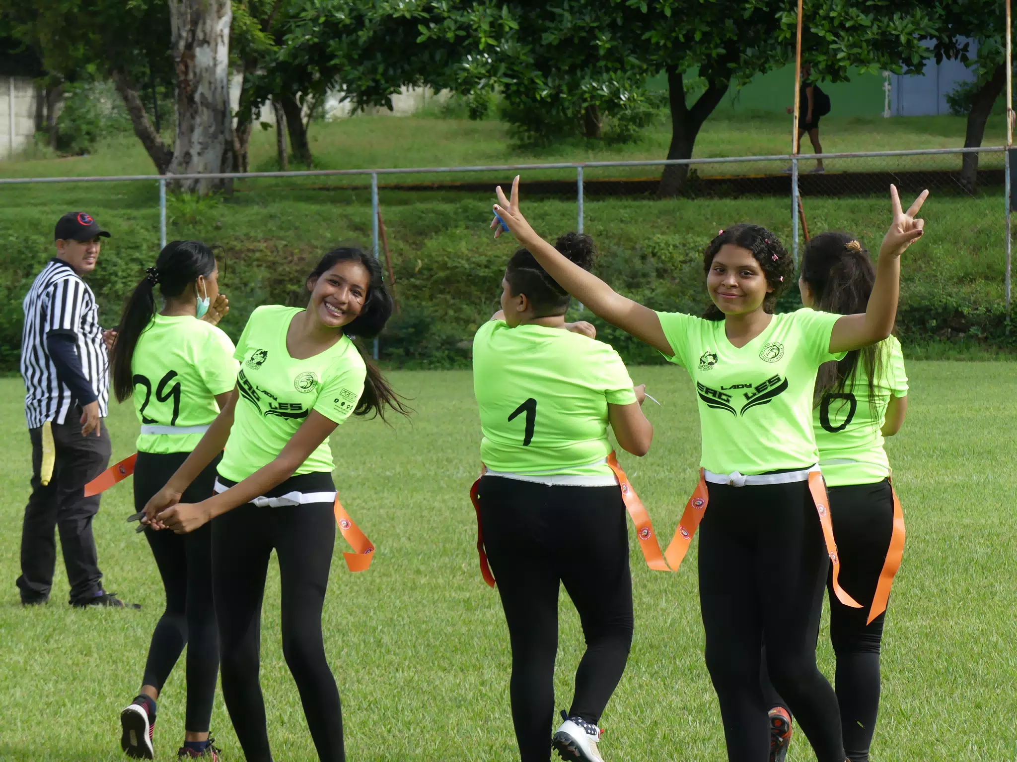 Managua Lady Eagles American Flag Football