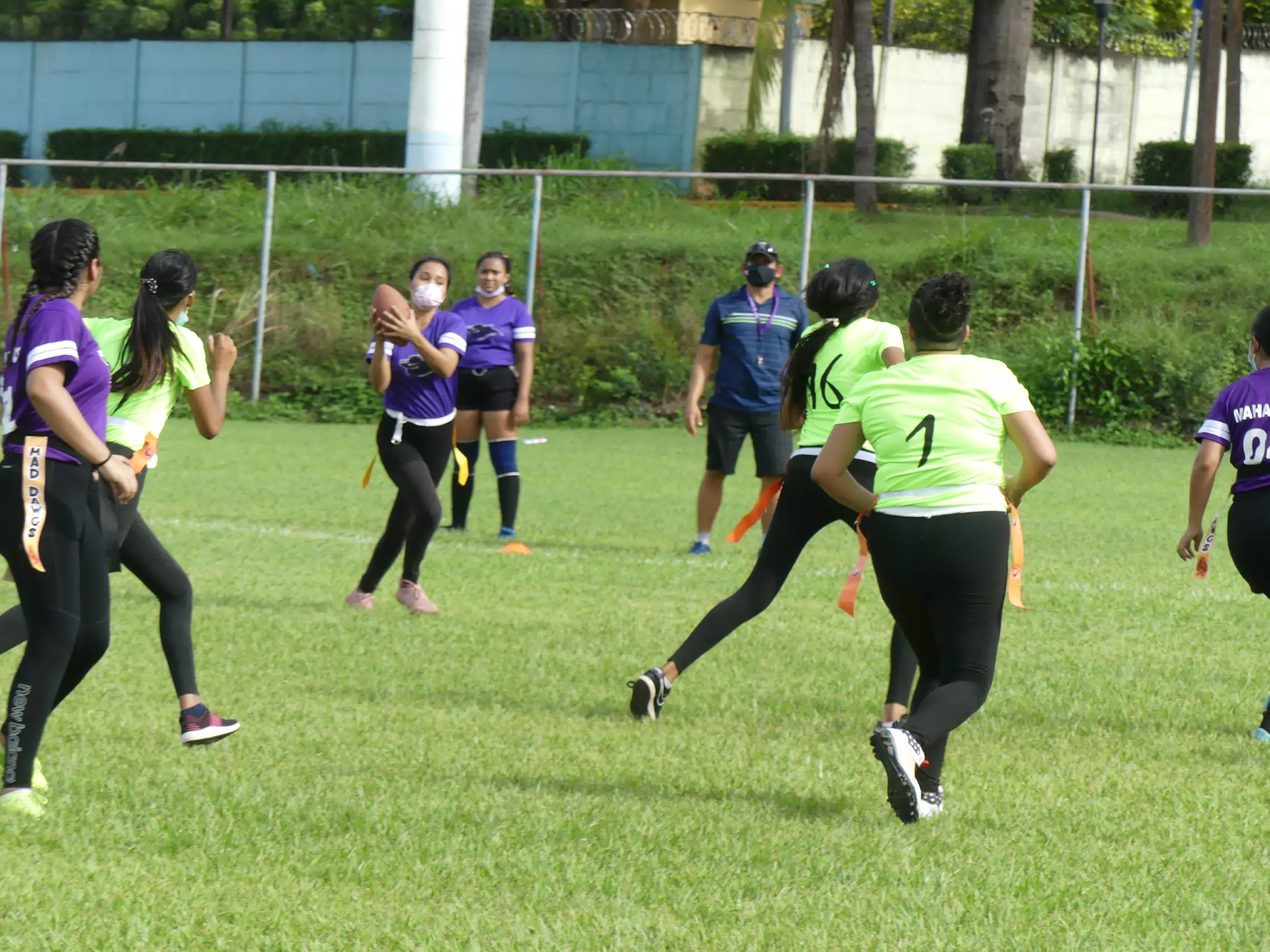Managua Lady Eagles American Flag Football
