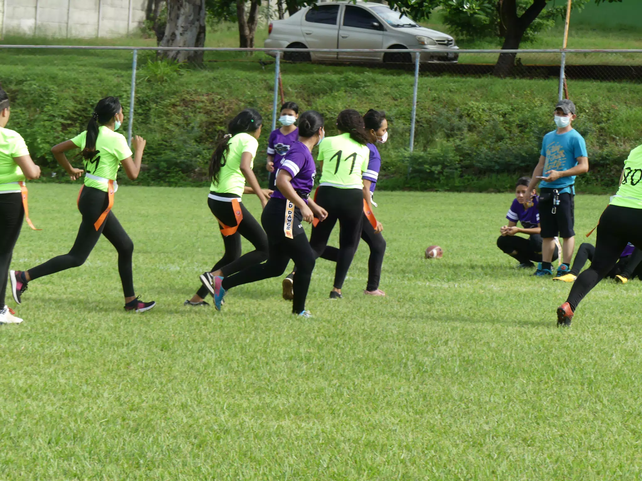 Managua Lady Eagles American Flag Football