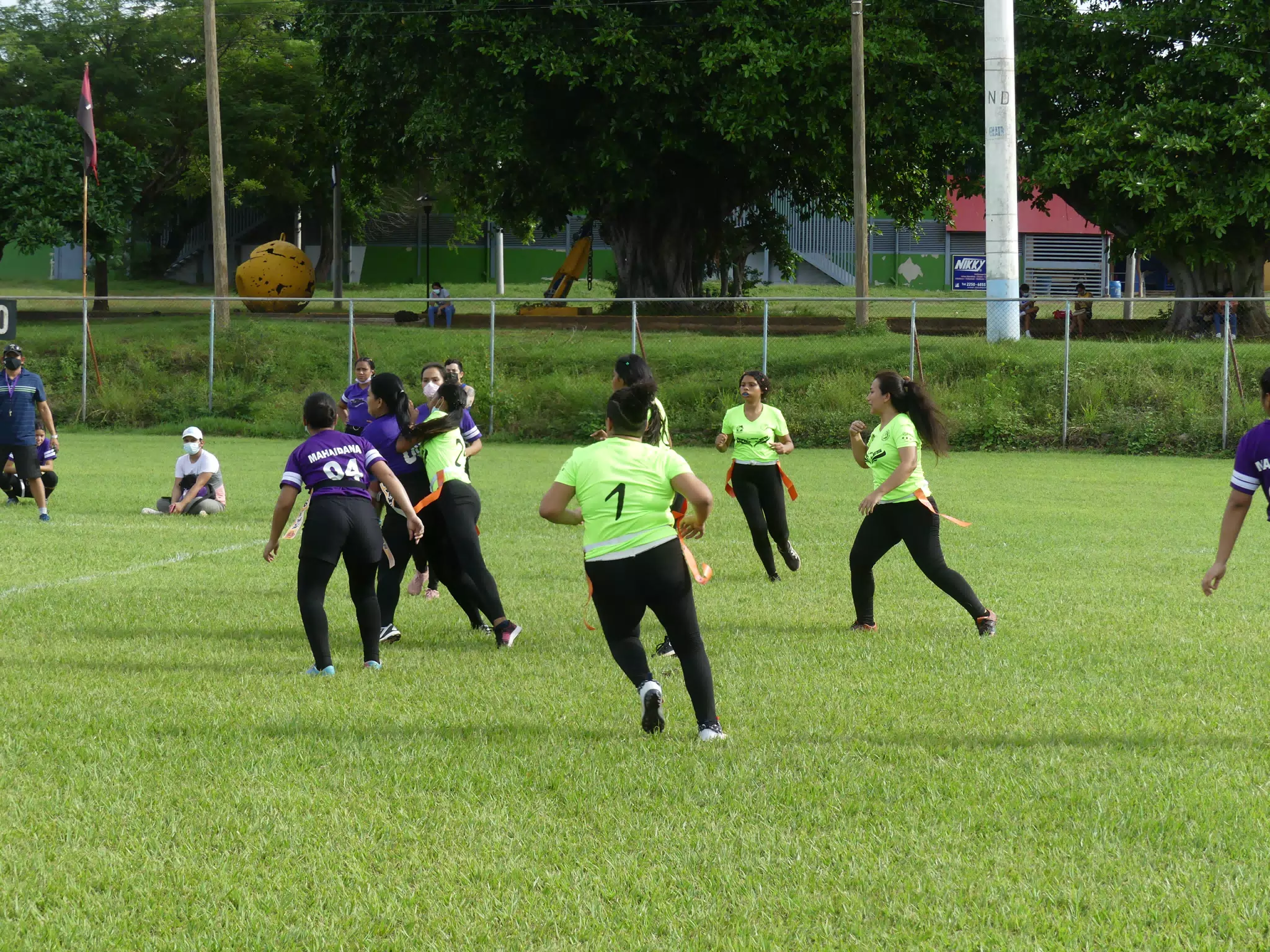 Managua Lady Eagles American Flag Football