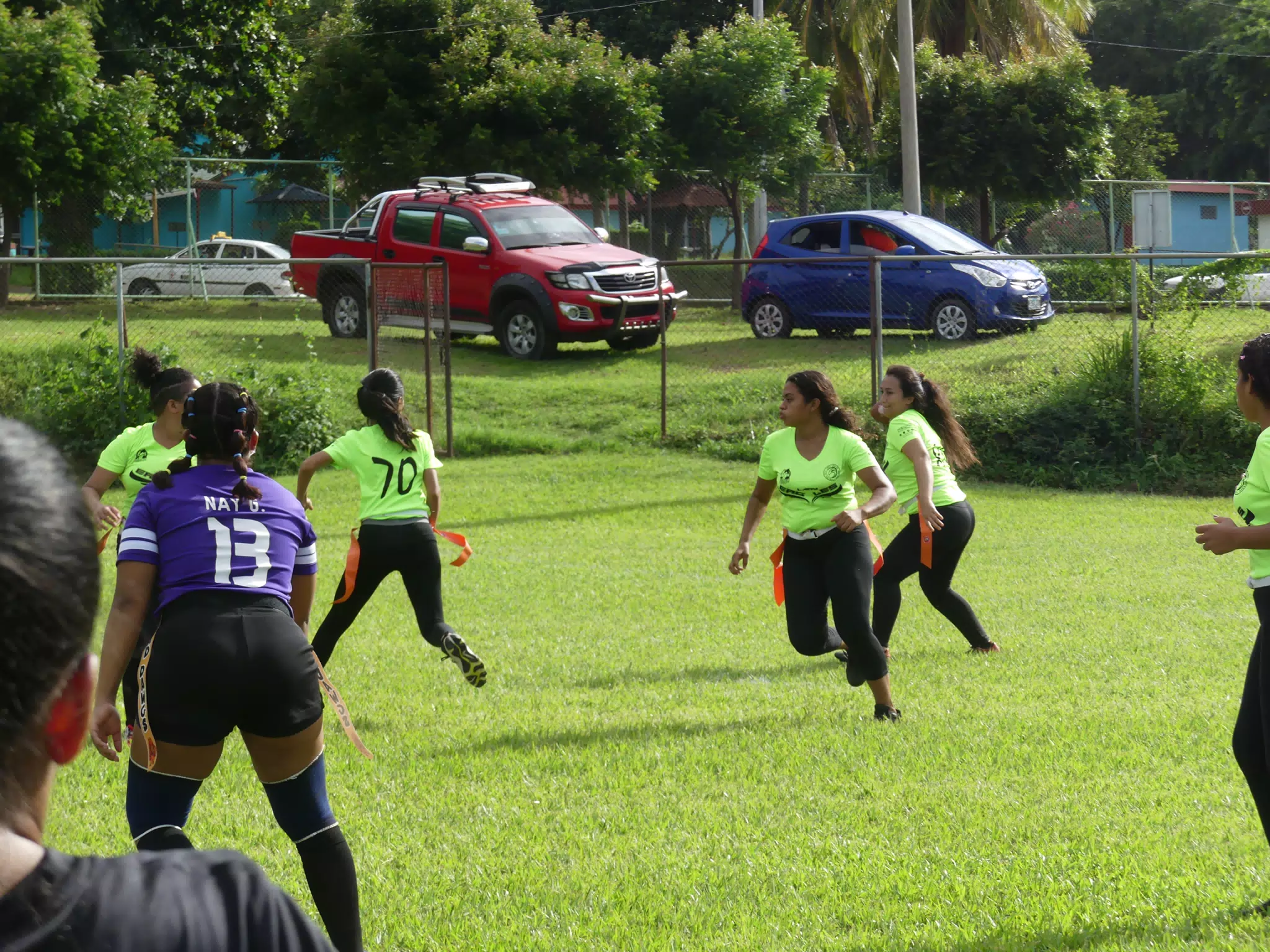 Managua Lady Eagles American Flag Football