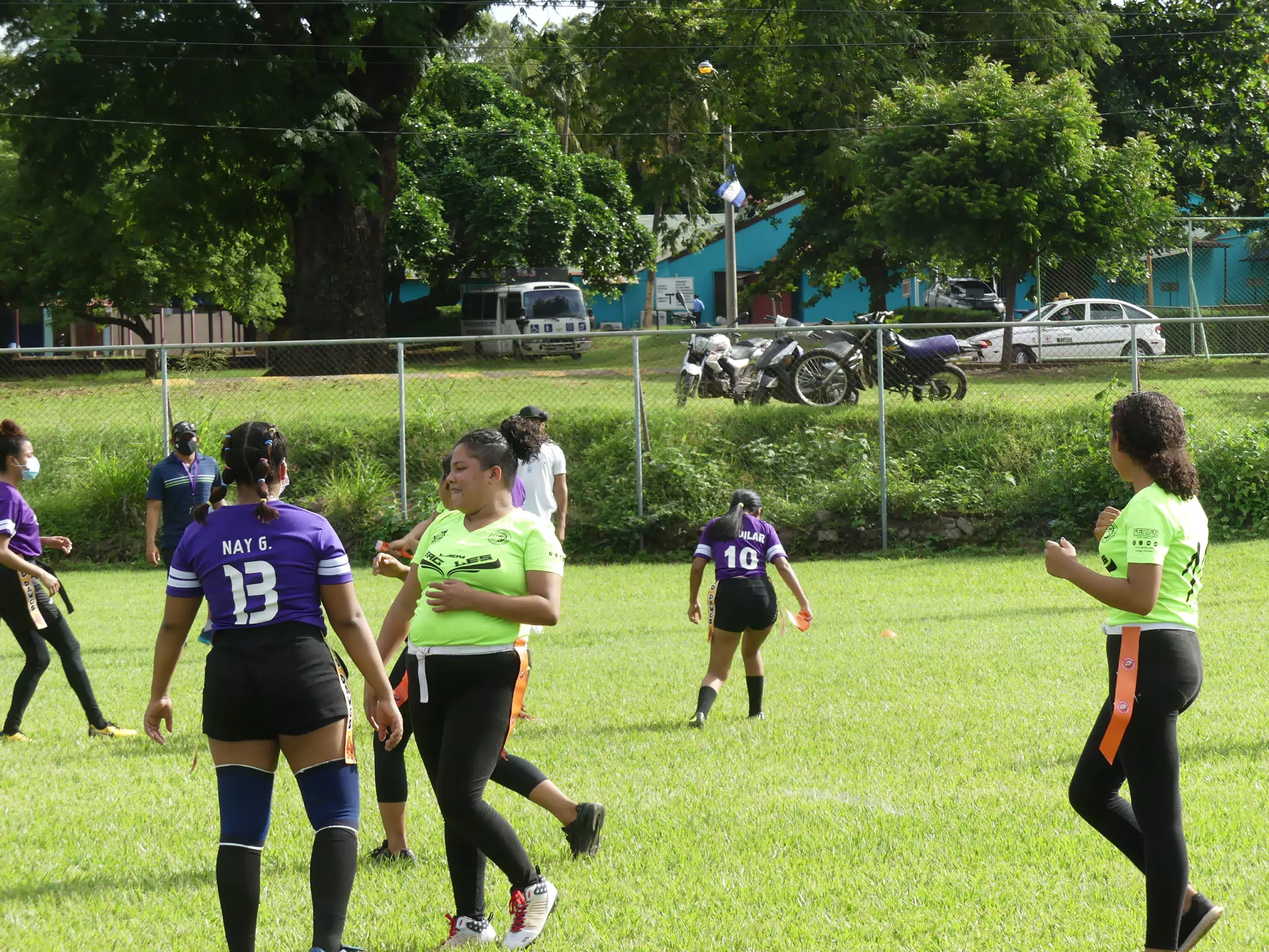 Managua Lady Eagles American Flag Football