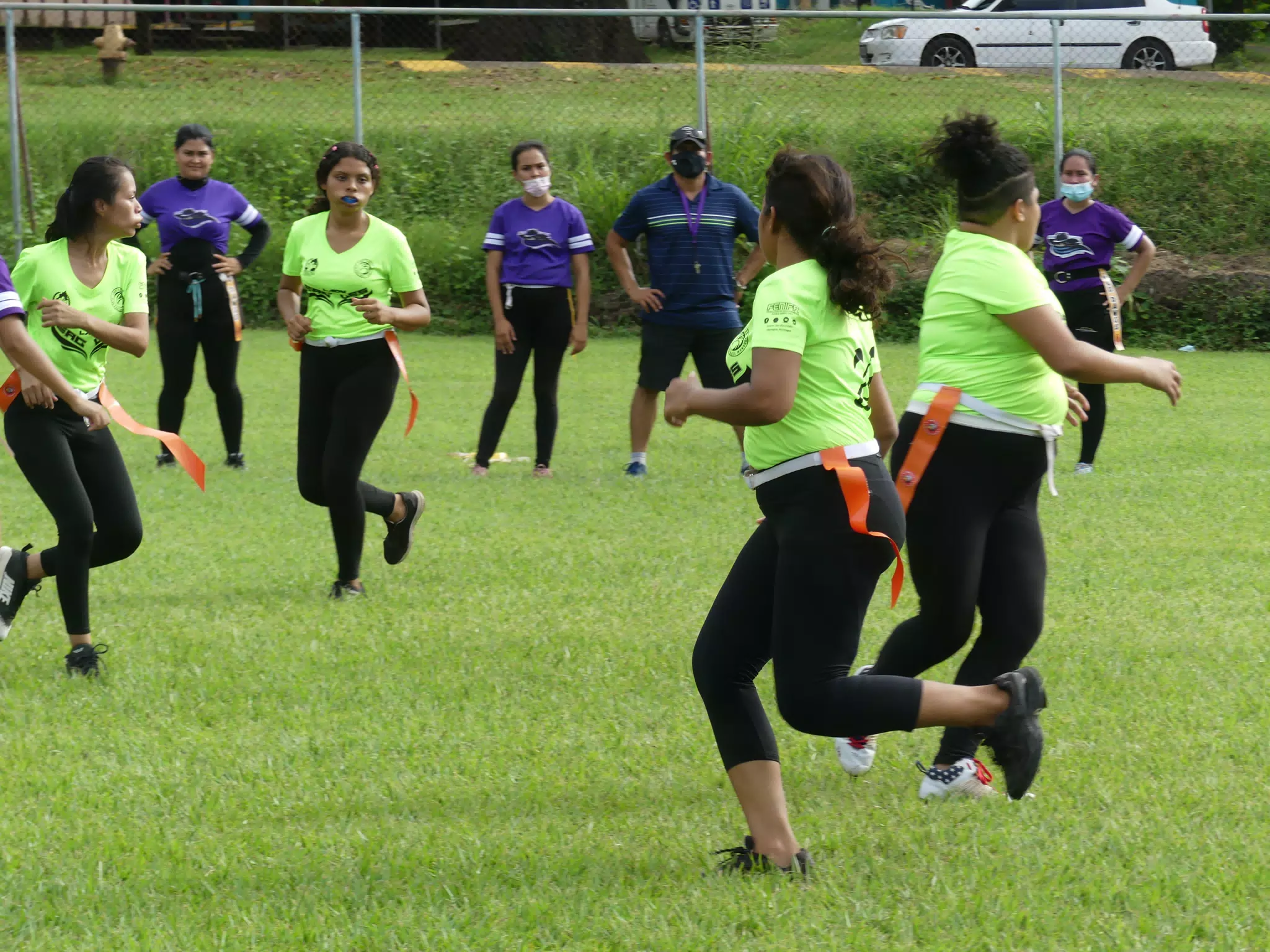 Managua Lady Eagles American Flag Football