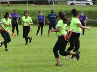 Managua Lady Eagles American Flag Football
