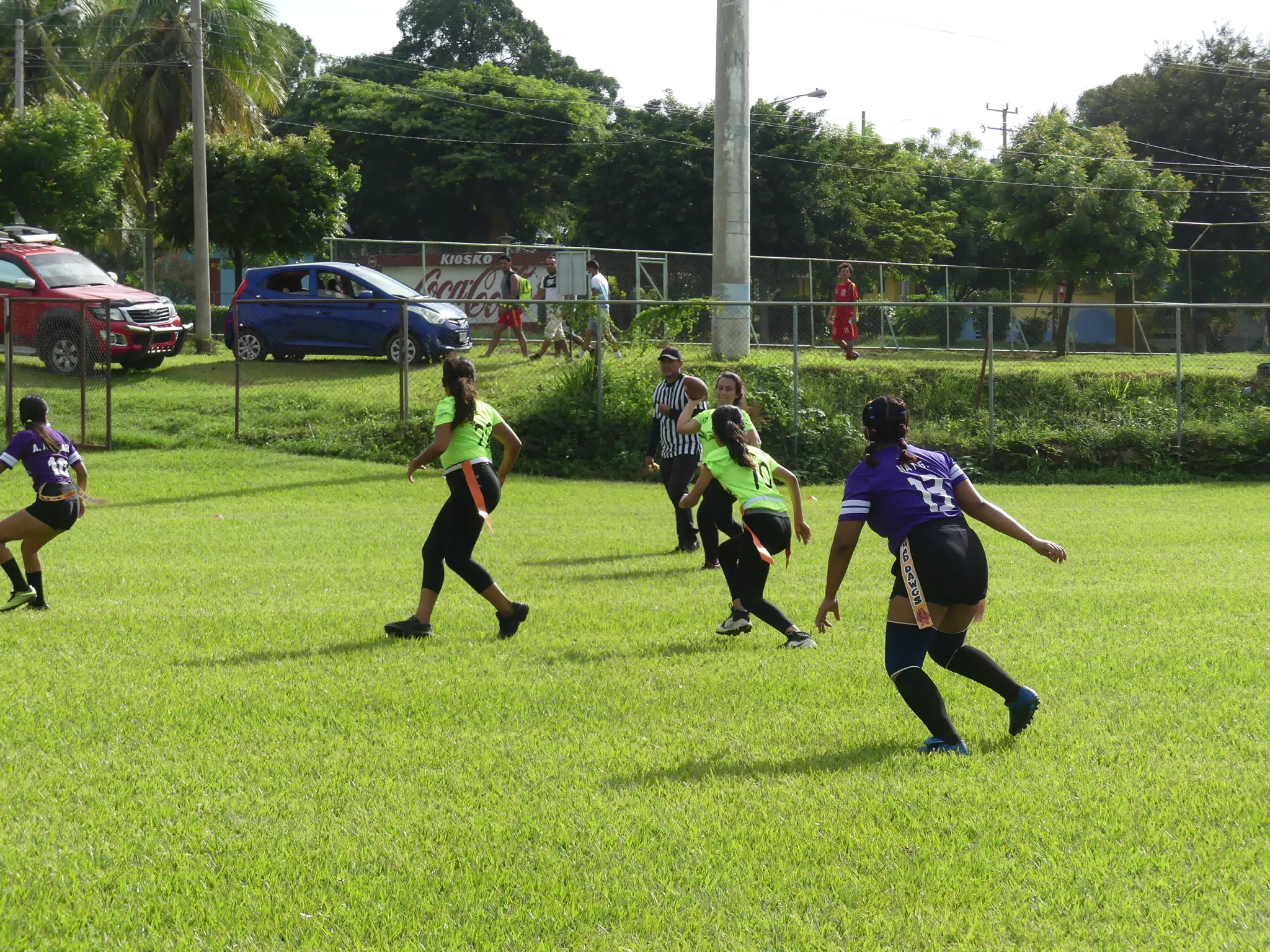 Managua Lady Eagles American Flag Football
