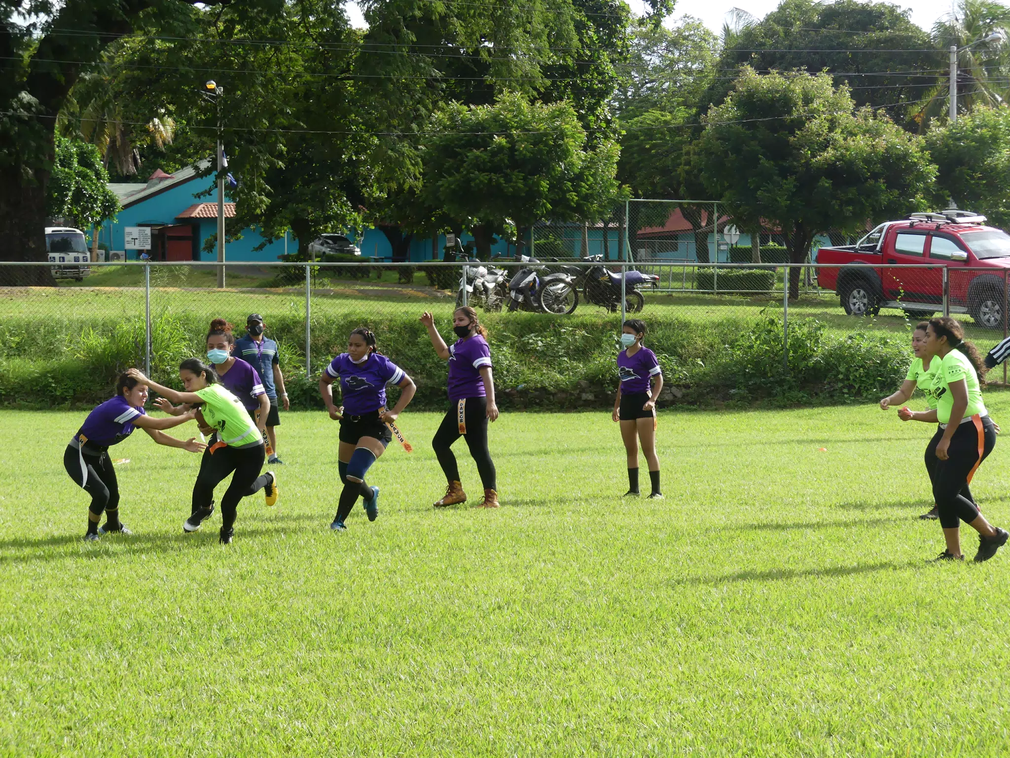 Managua Lady Eagles American Flag Football