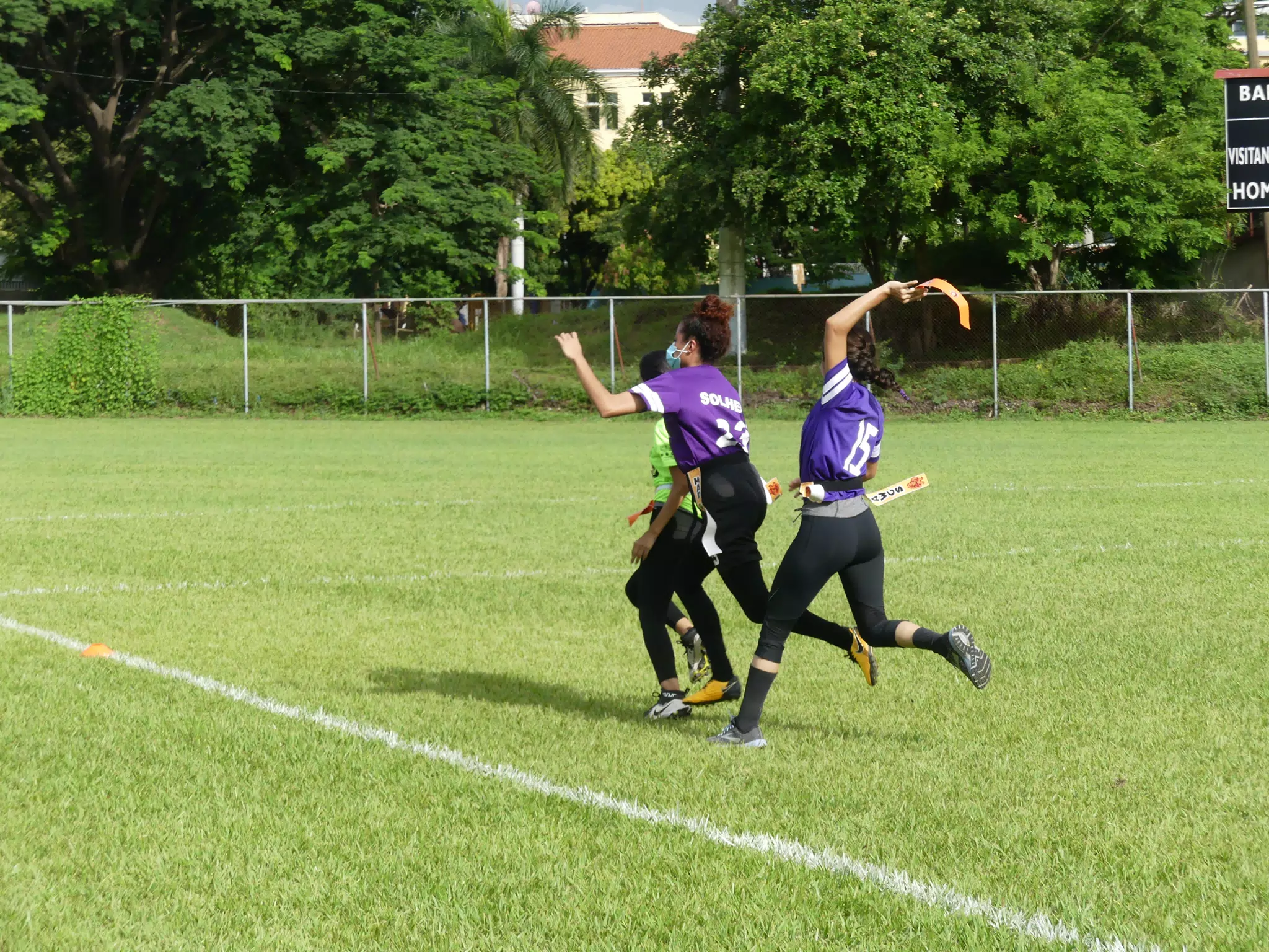 Managua Lady Eagles American Flag Football