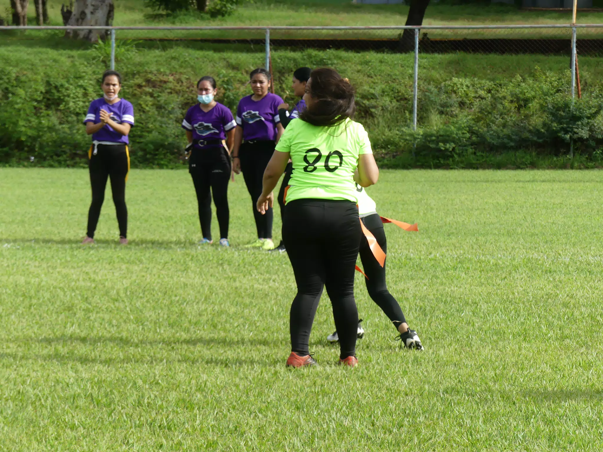 Managua Lady Eagles American Flag Football