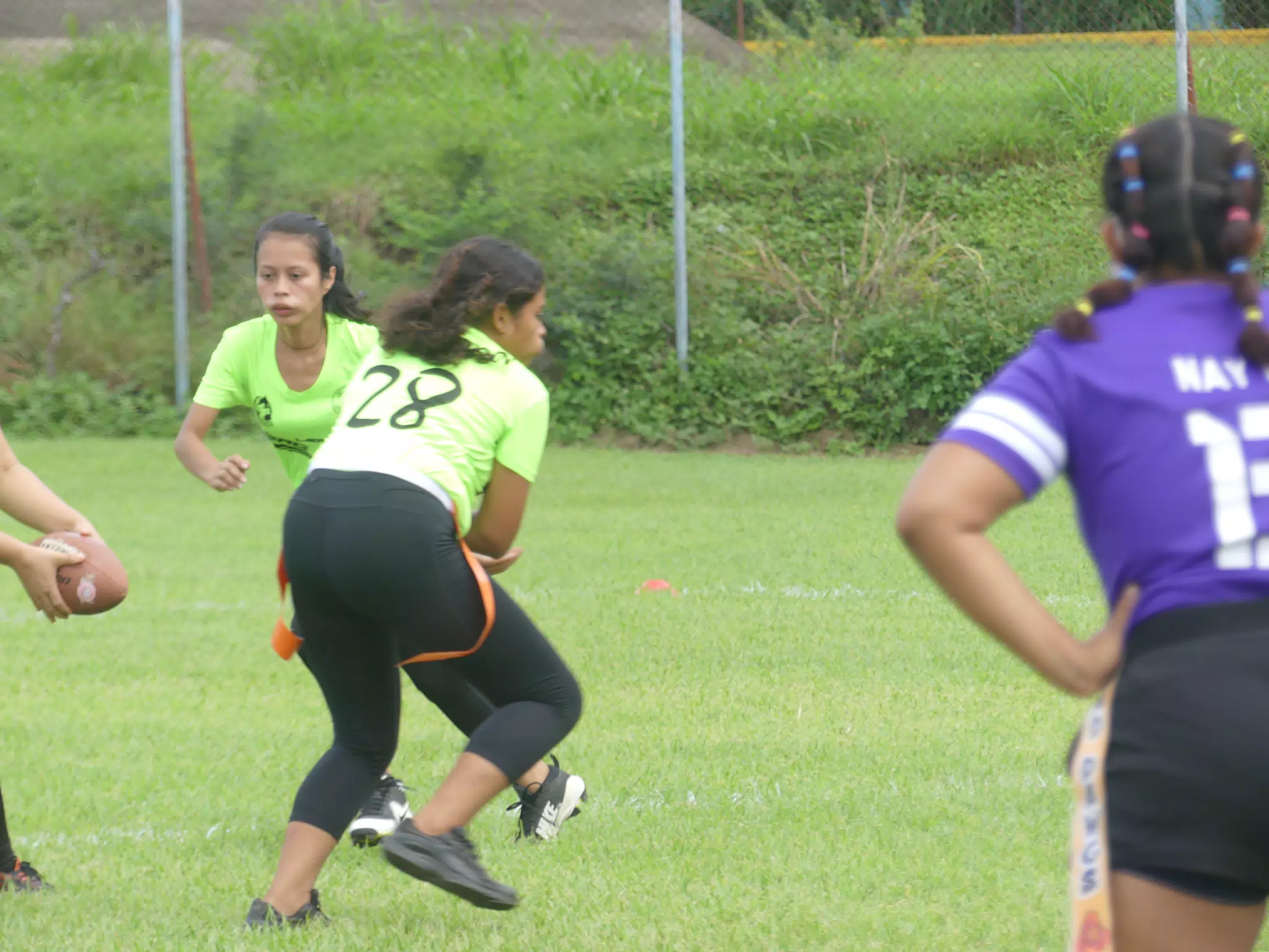 Managua Lady Eagles American Flag Football