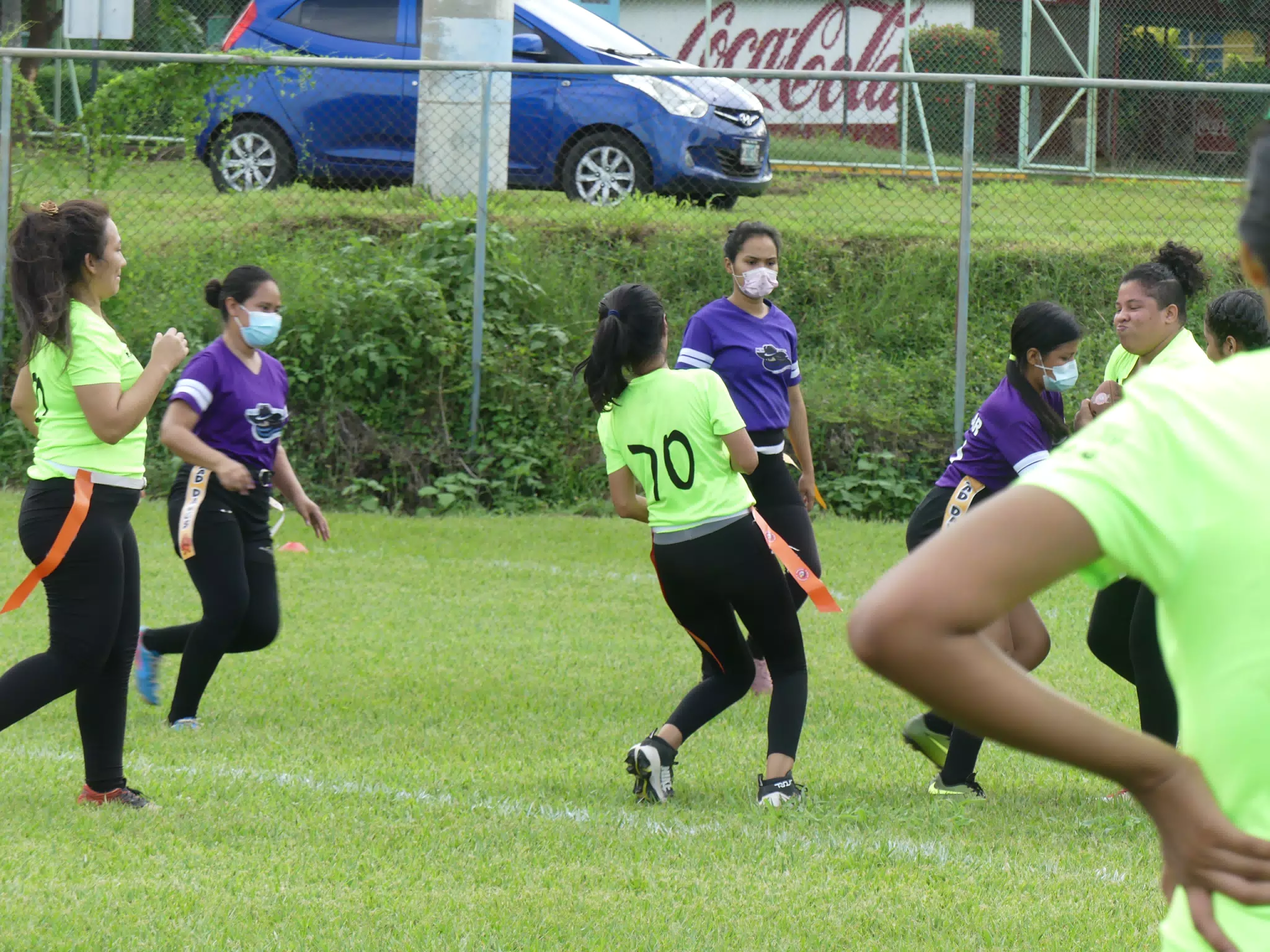 Managua Lady Eagles American Flag Football