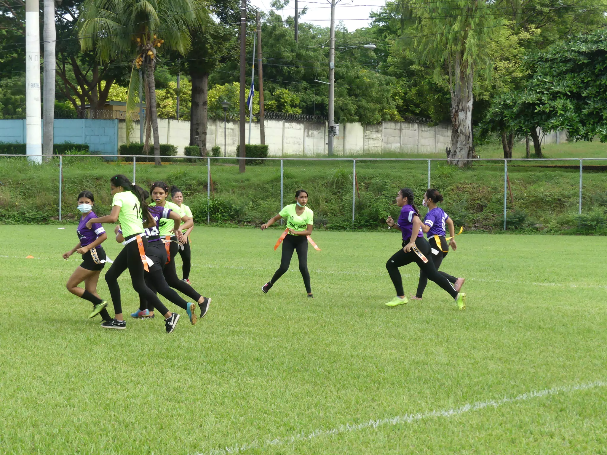 Managua Lady Eagles American Flag Football