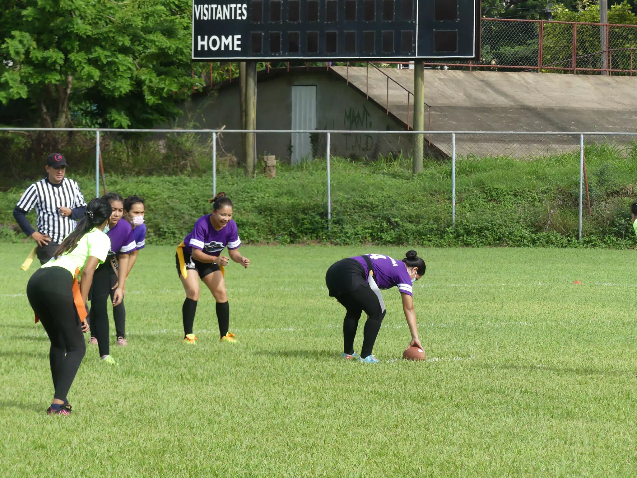 Managua Lady Eagles American Flag Football