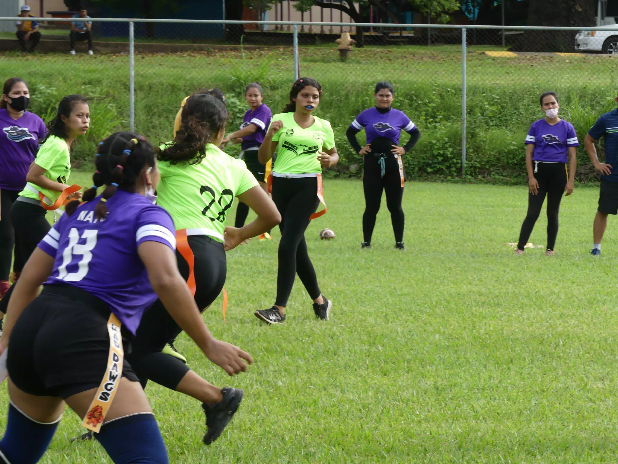 Managua Lady Eagles American Flag Football