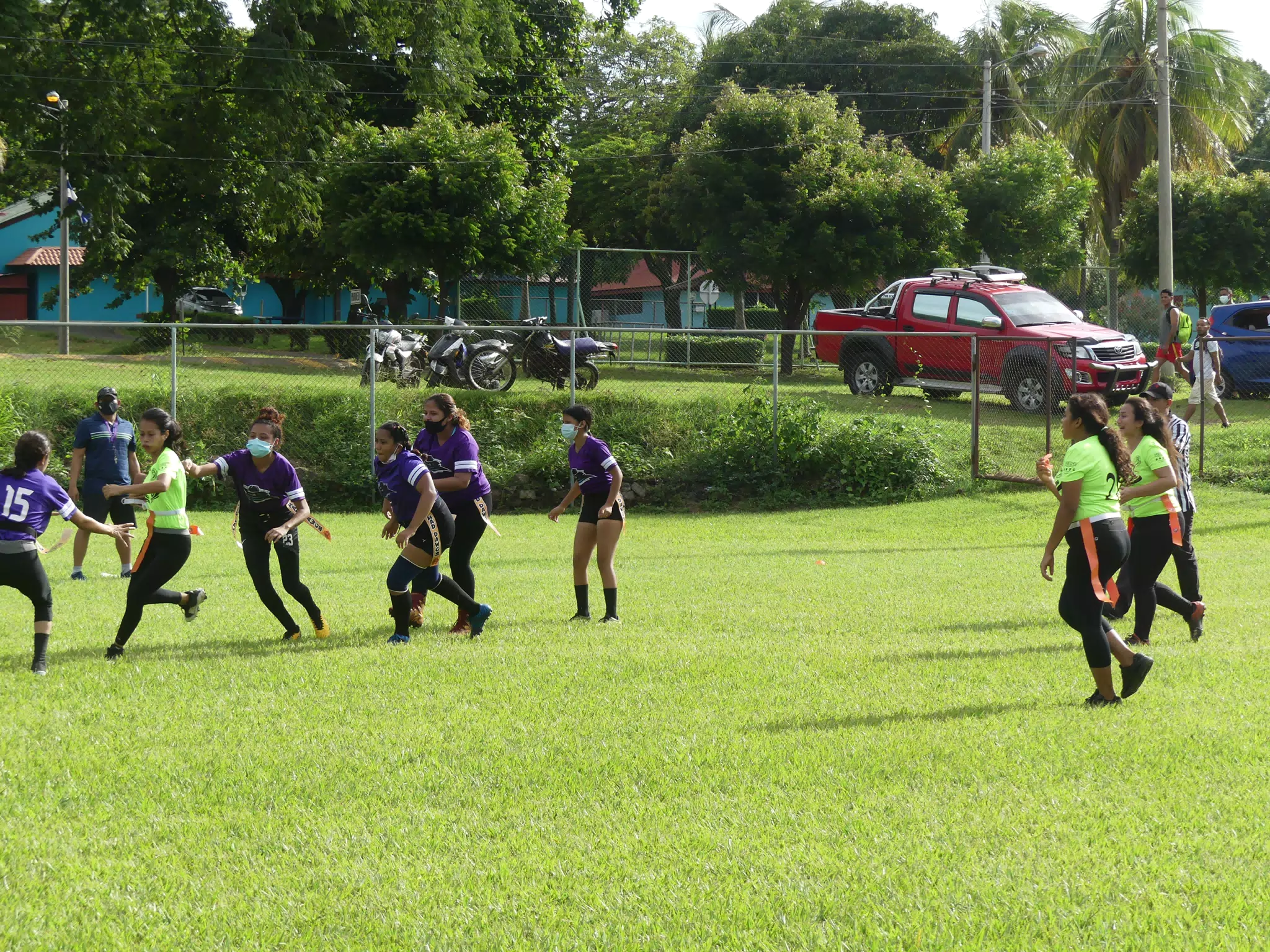 Managua Lady Eagles American Flag Football