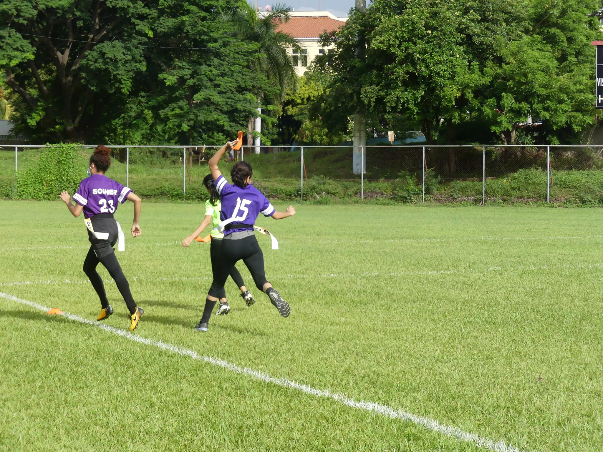 Managua Lady Eagles American Flag Football