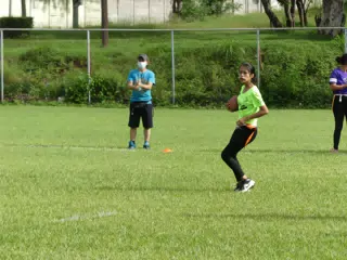 Managua Lady Eagles American Flag Football