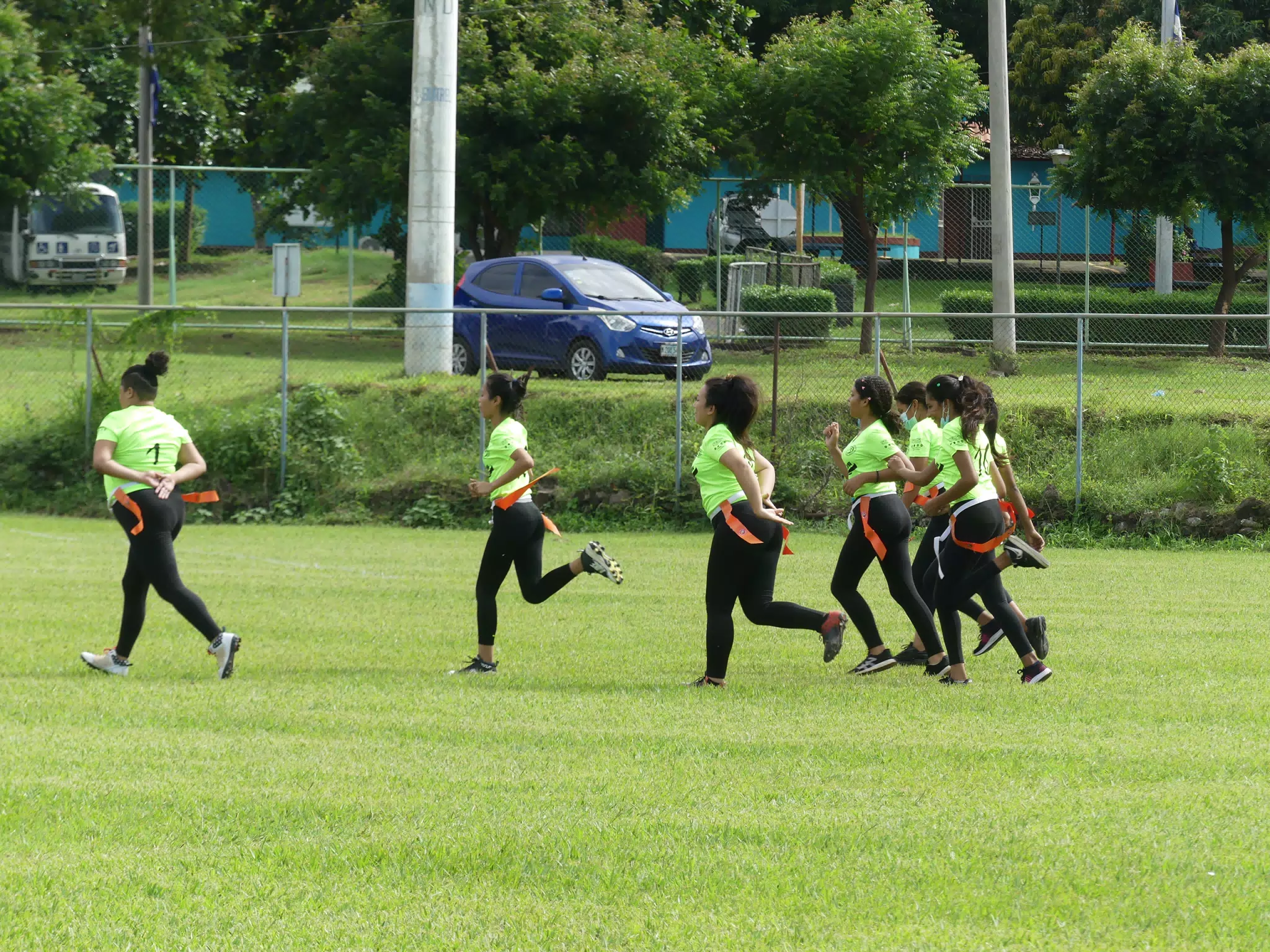 Managua Lady Eagles American Flag Football