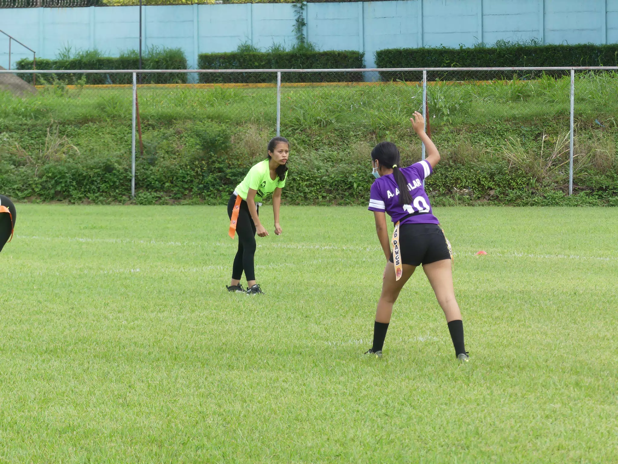 Managua Lady Eagles American Flag Football