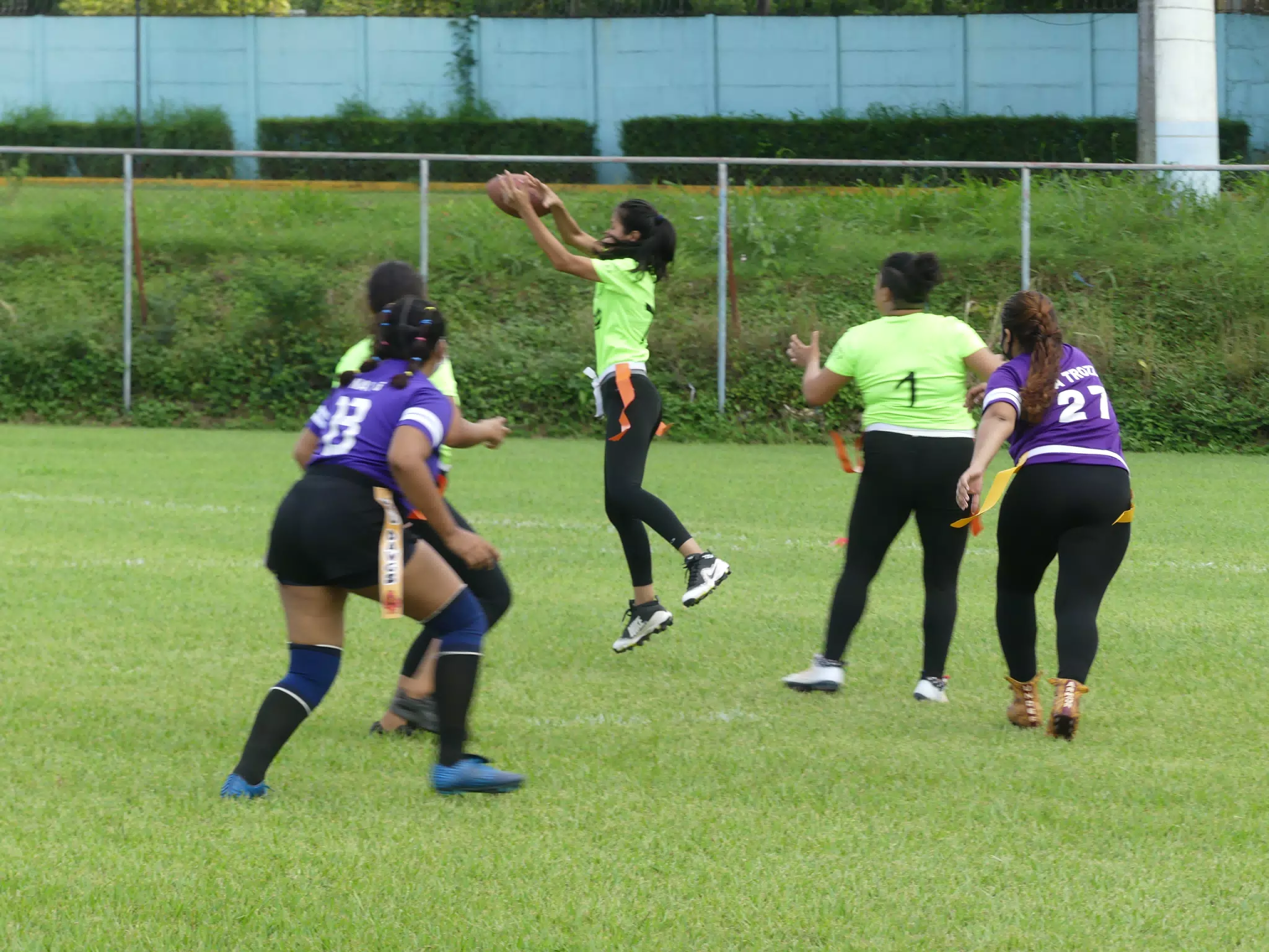 Managua Lady Eagles American Flag Football