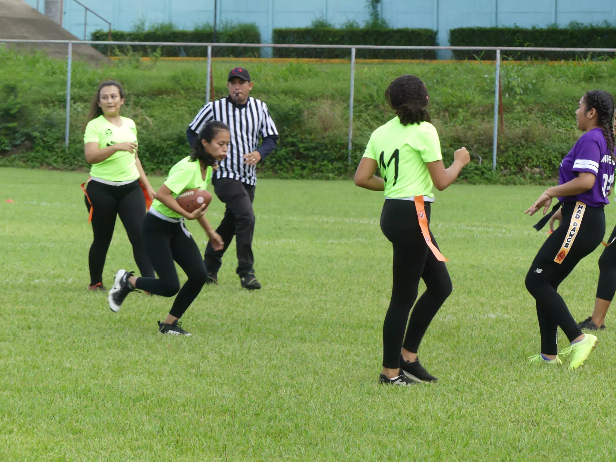 Managua Lady Eagles American Flag Football
