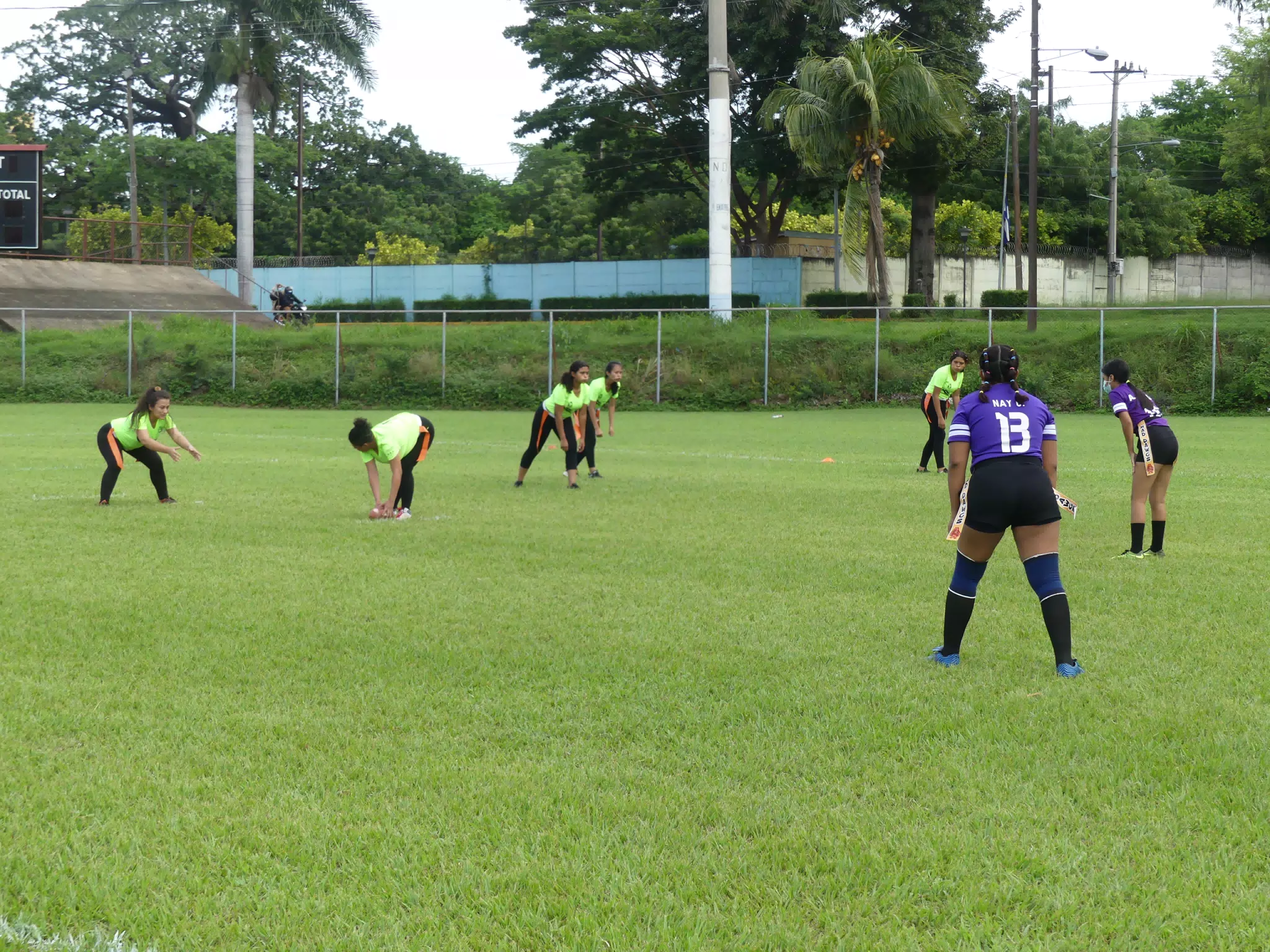 Managua Lady Eagles American Flag Football