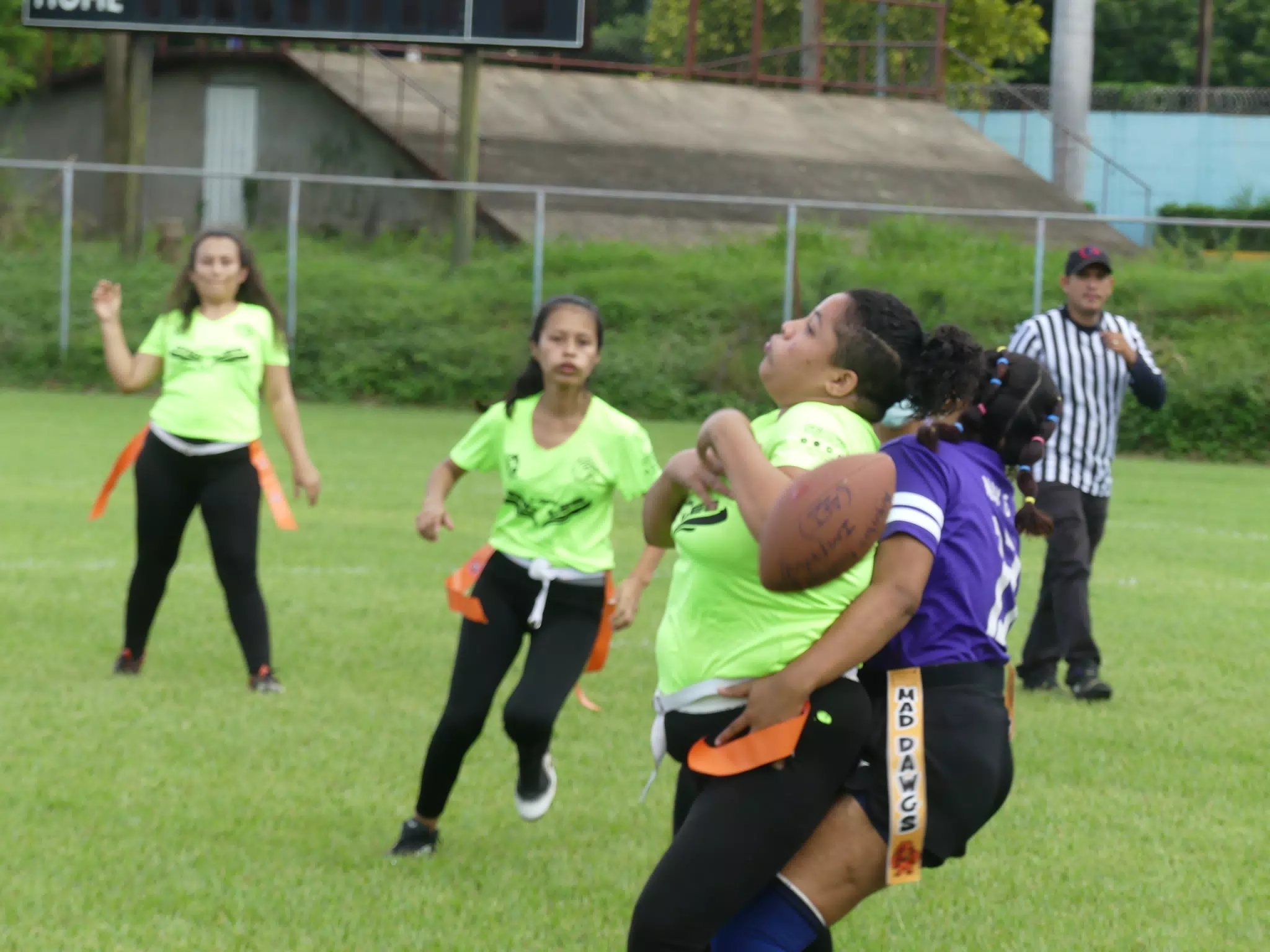 Managua Lady Eagles American Flag Football