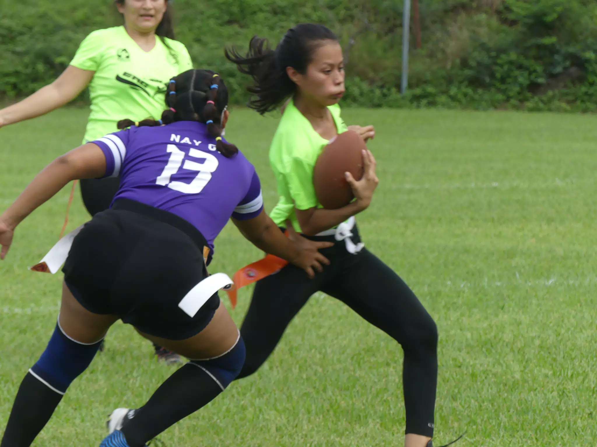 Managua Lady Eagles American Flag Football