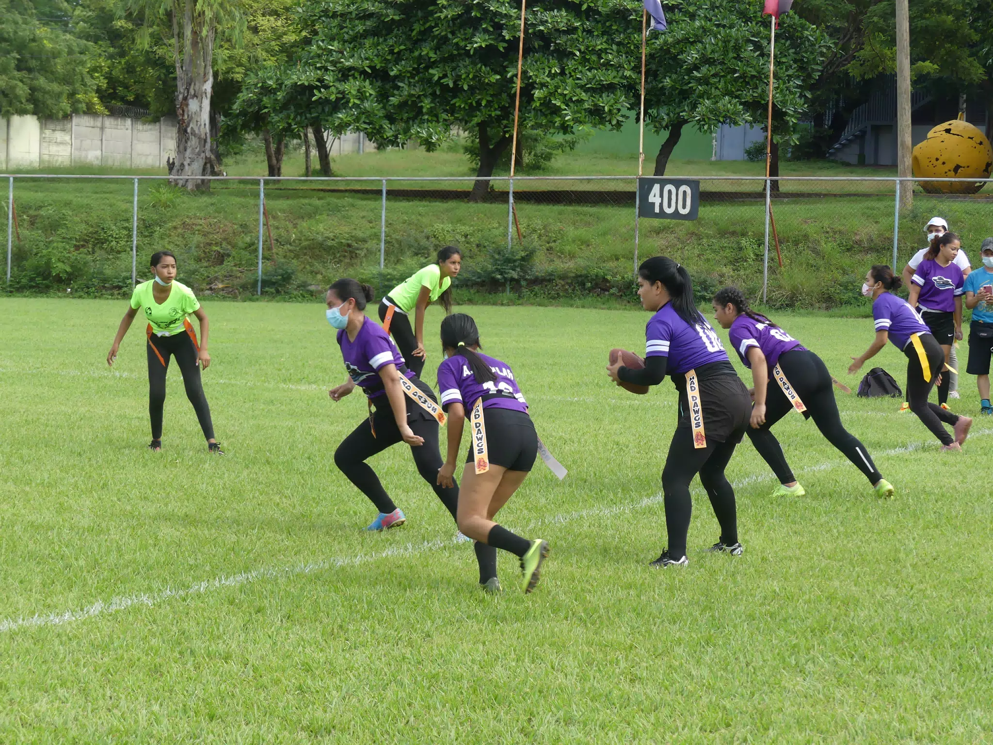 Managua Lady Eagles American Flag Football