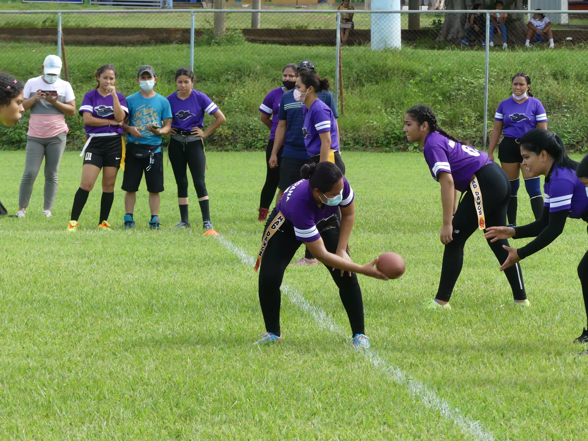 Managua Lady Eagles American Flag Football