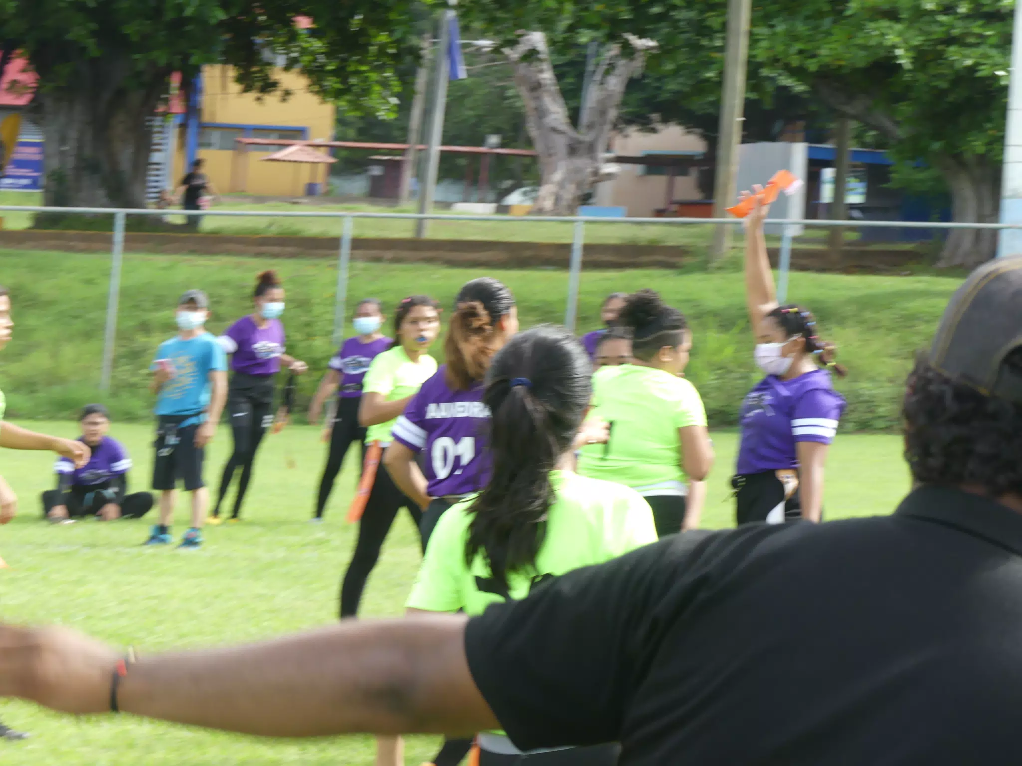 Managua Lady Eagles American Flag Football