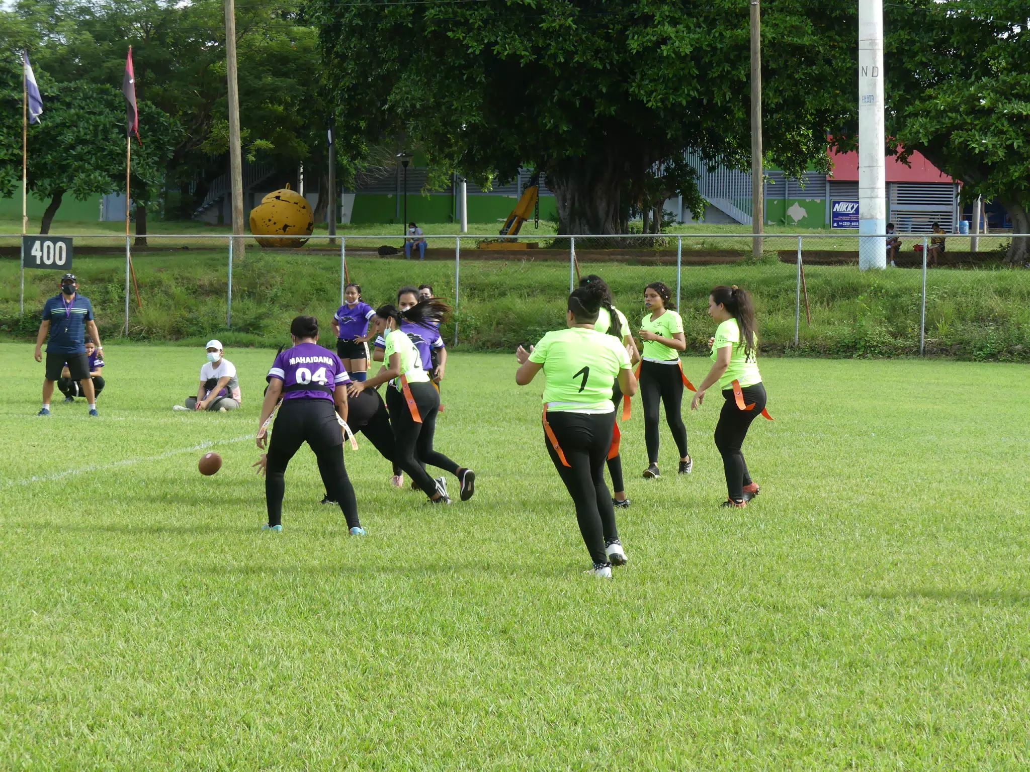 Managua Lady Eagles American Flag Football