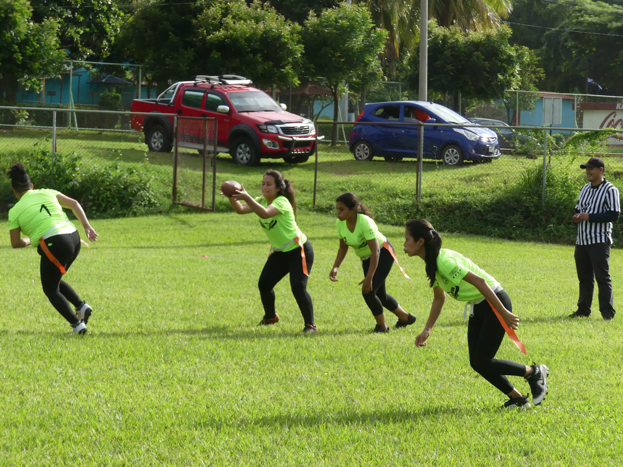 Managua Lady Eagles American Flag Football