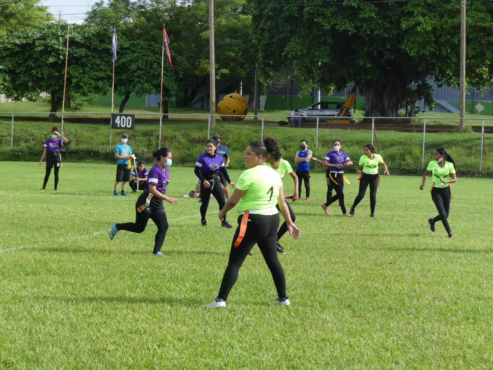 Managua Lady Eagles American Flag Football