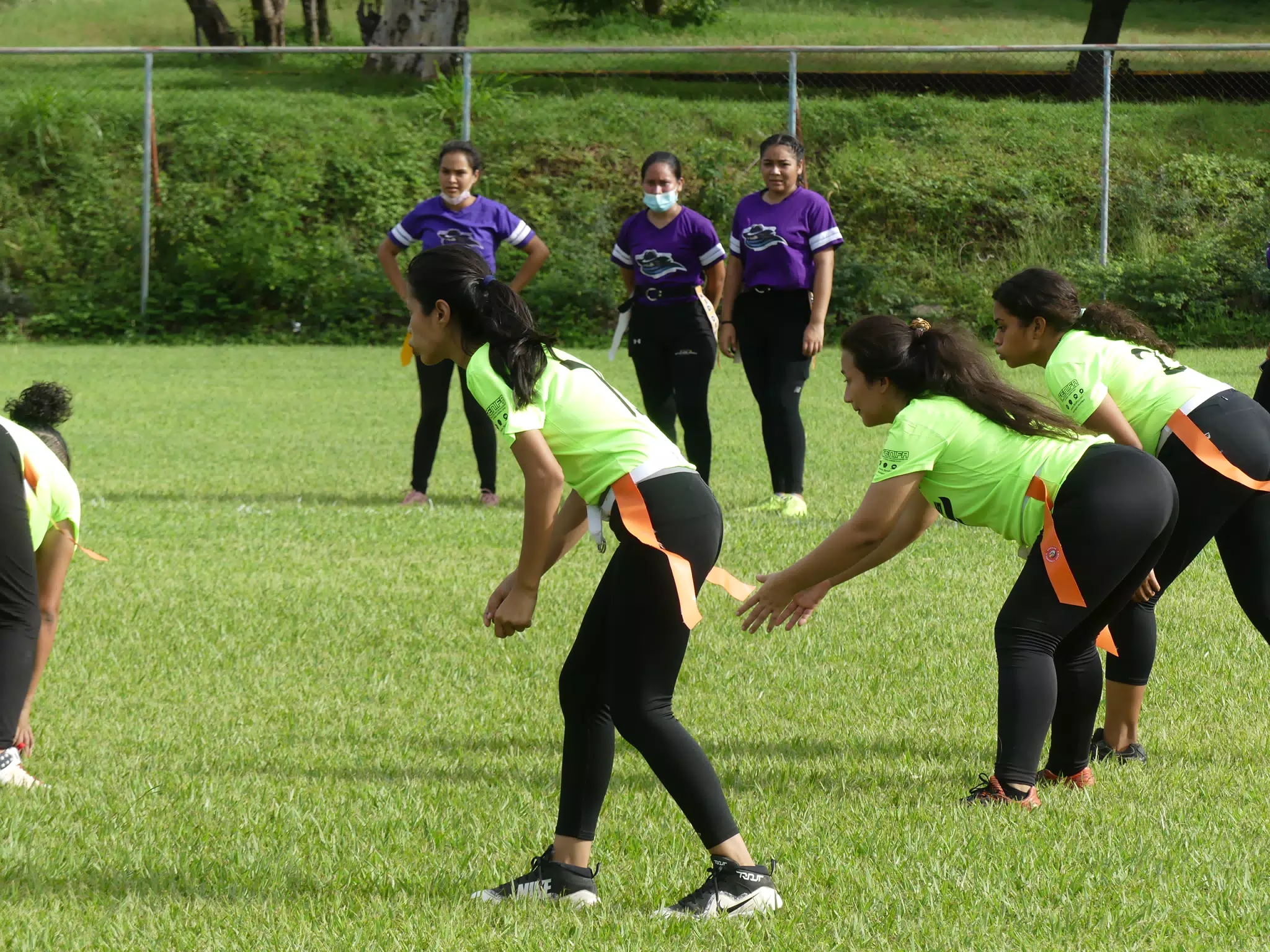 Managua Lady Eagles American Flag Football