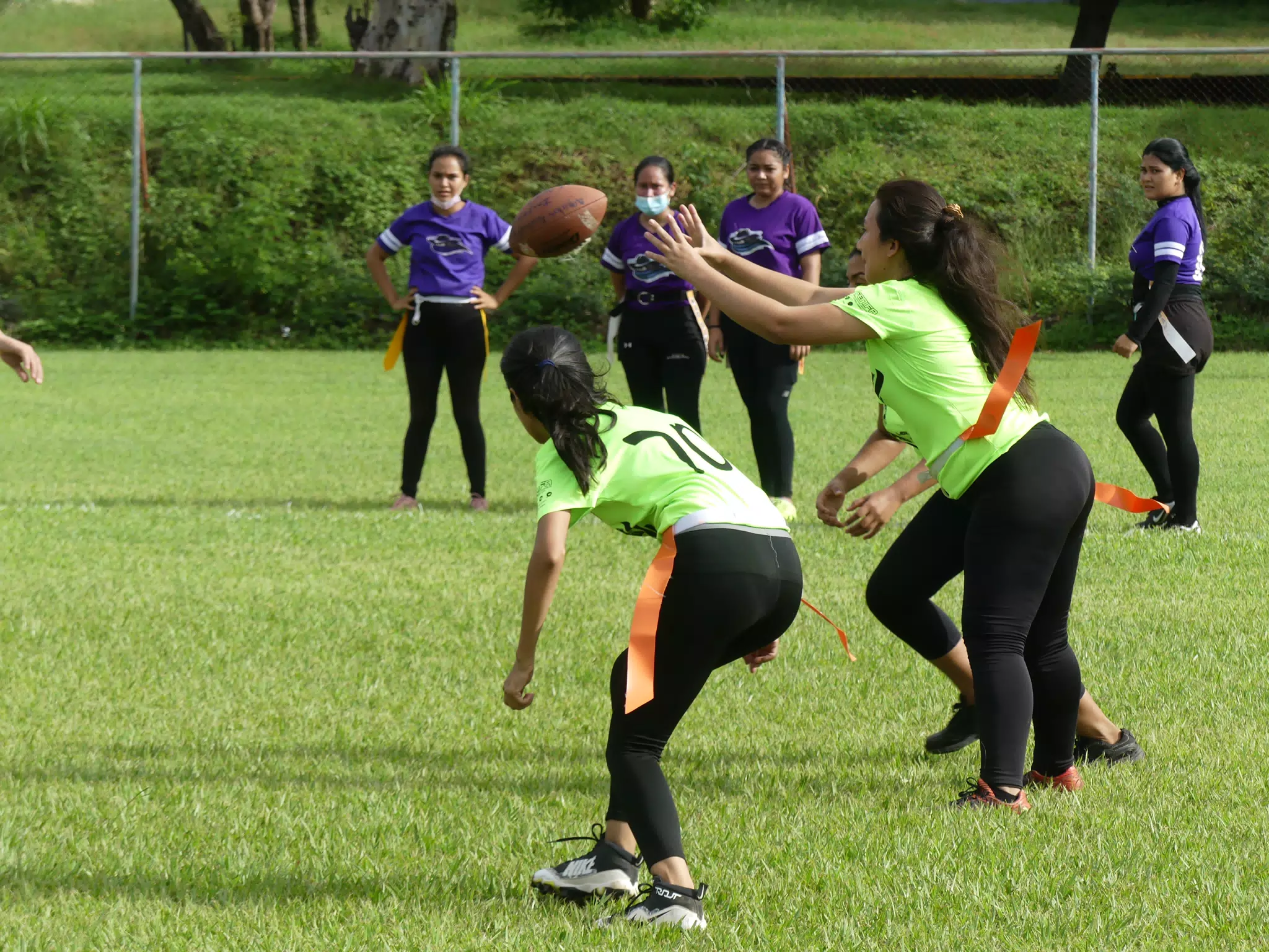 Managua Lady Eagles American Flag Football