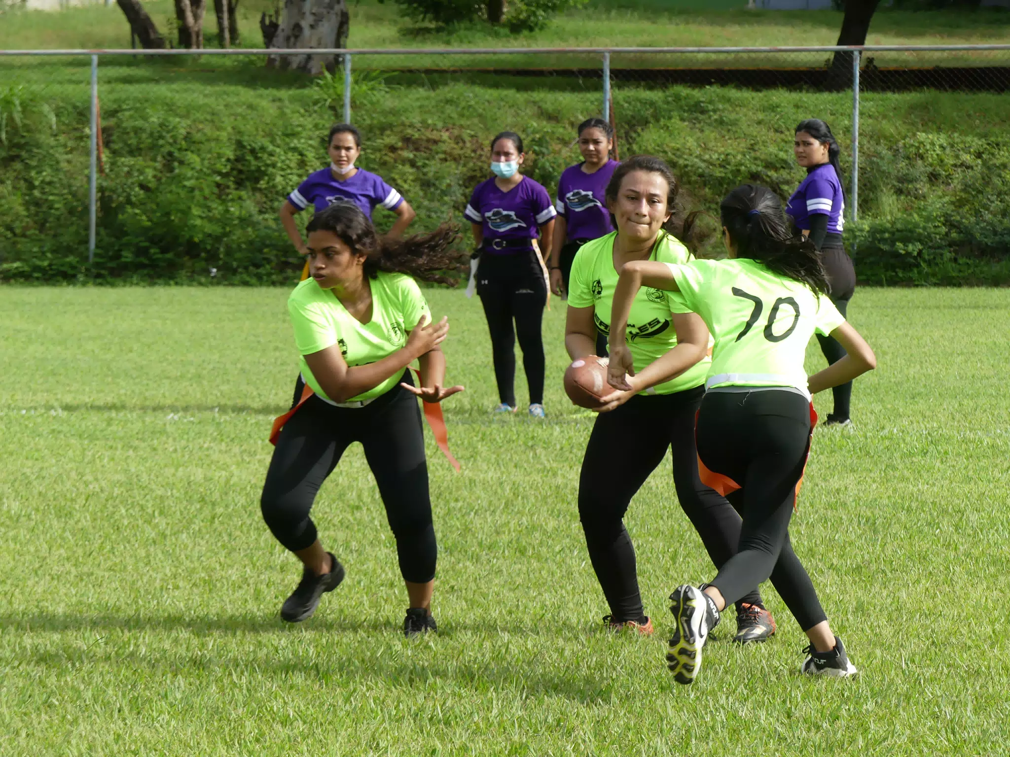 Managua Lady Eagles American Flag Football