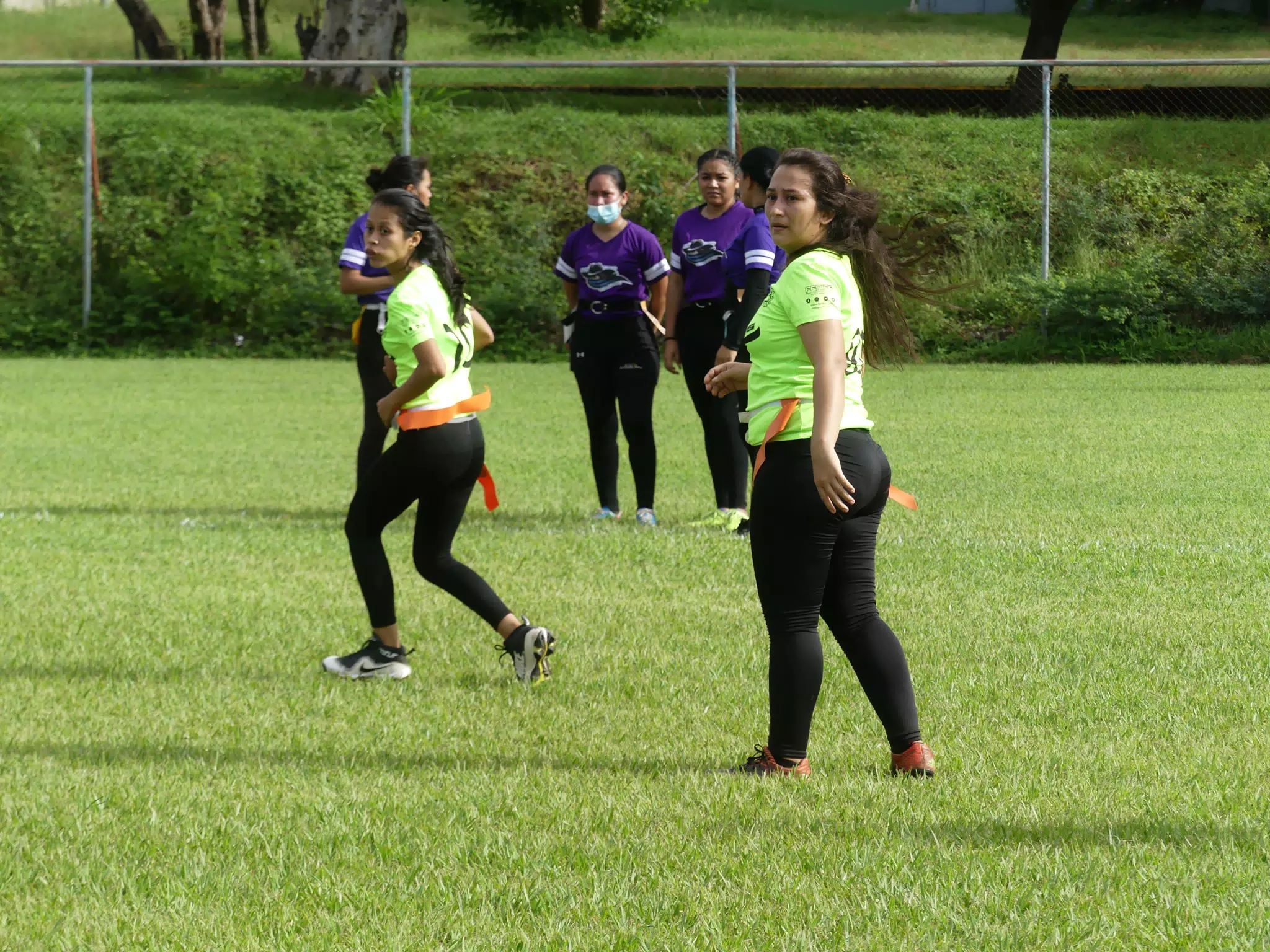 Managua Lady Eagles American Flag Football