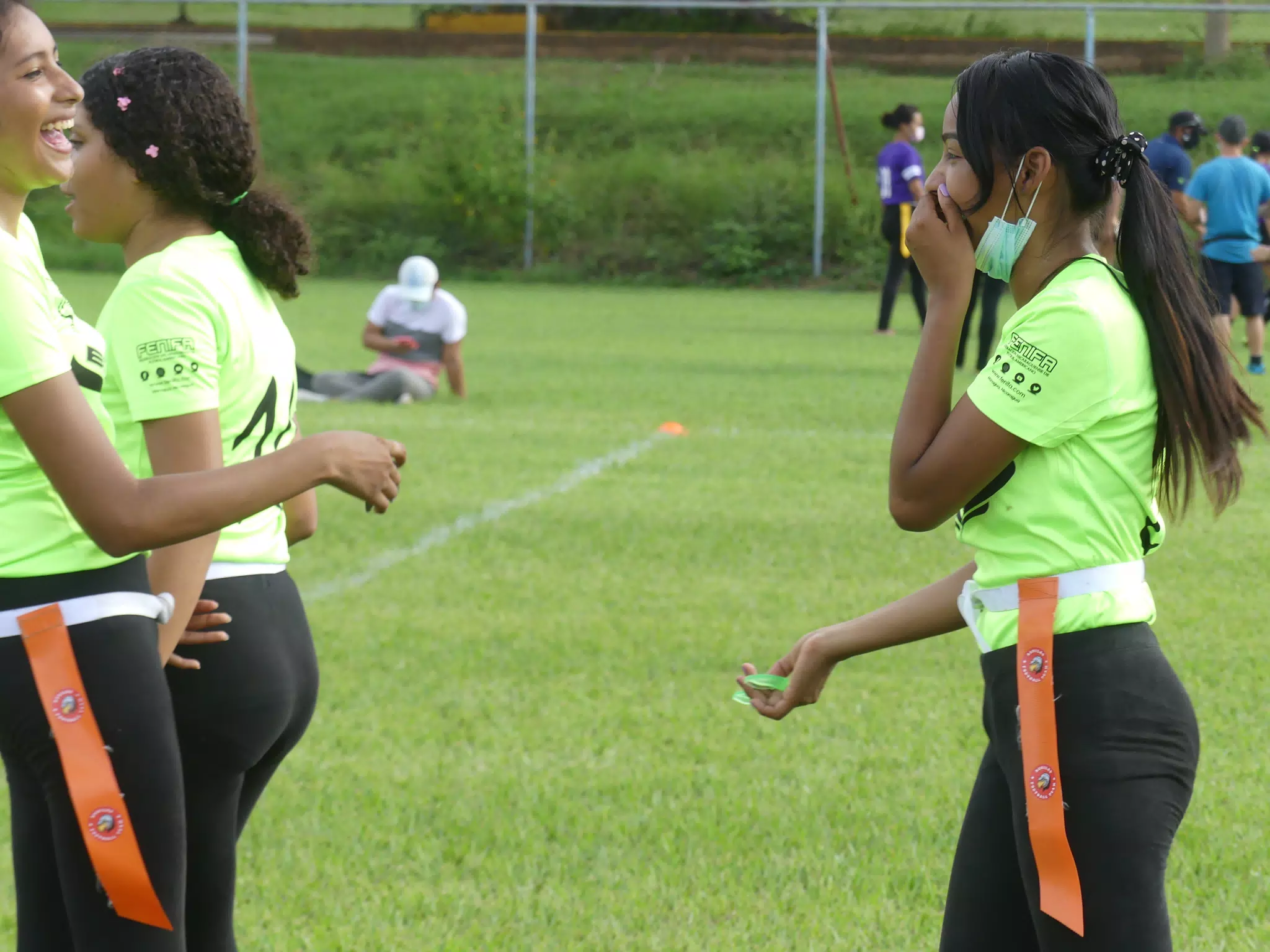 Managua Lady Eagles American Flag Football