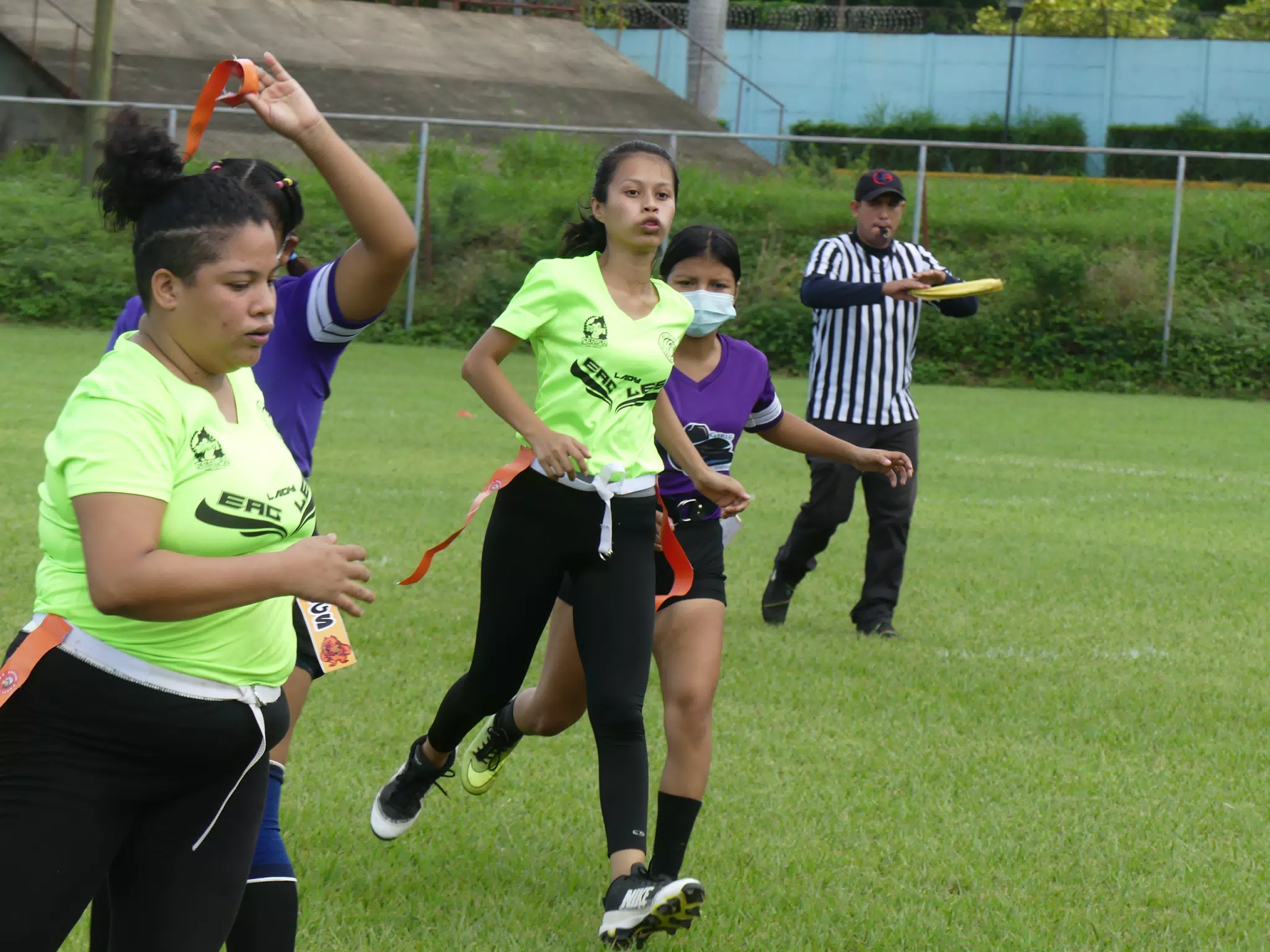 Managua Lady Eagles American Flag Football