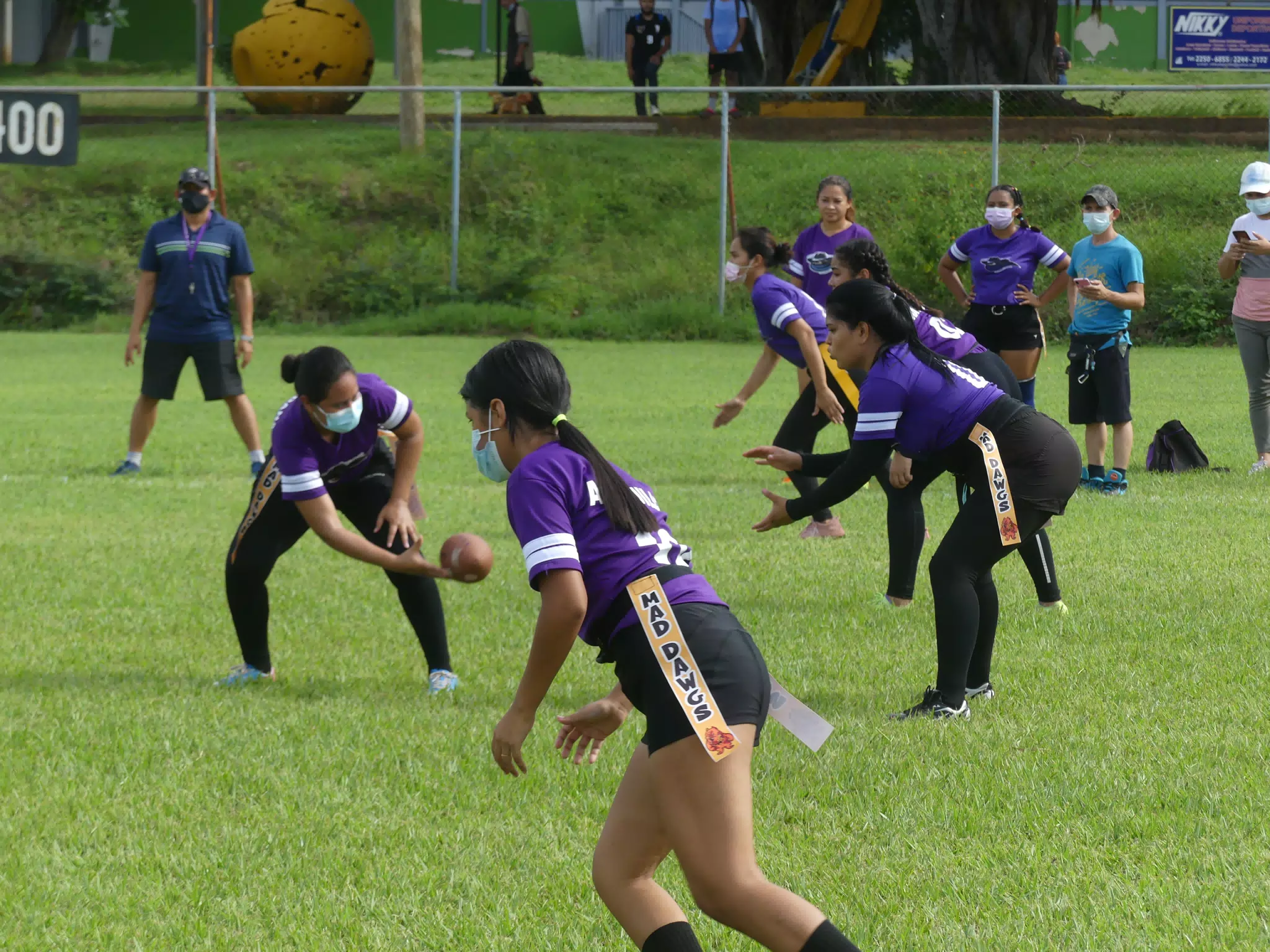 Managua Lady Eagles American Flag Football