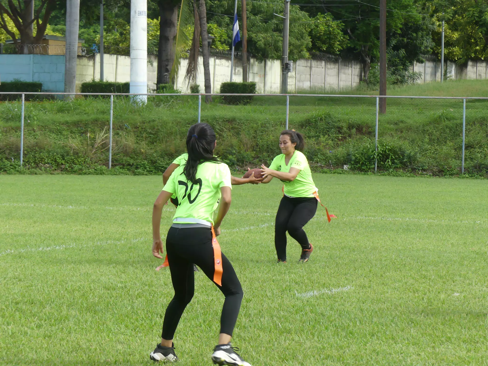 Managua Lady Eagles American Flag Football