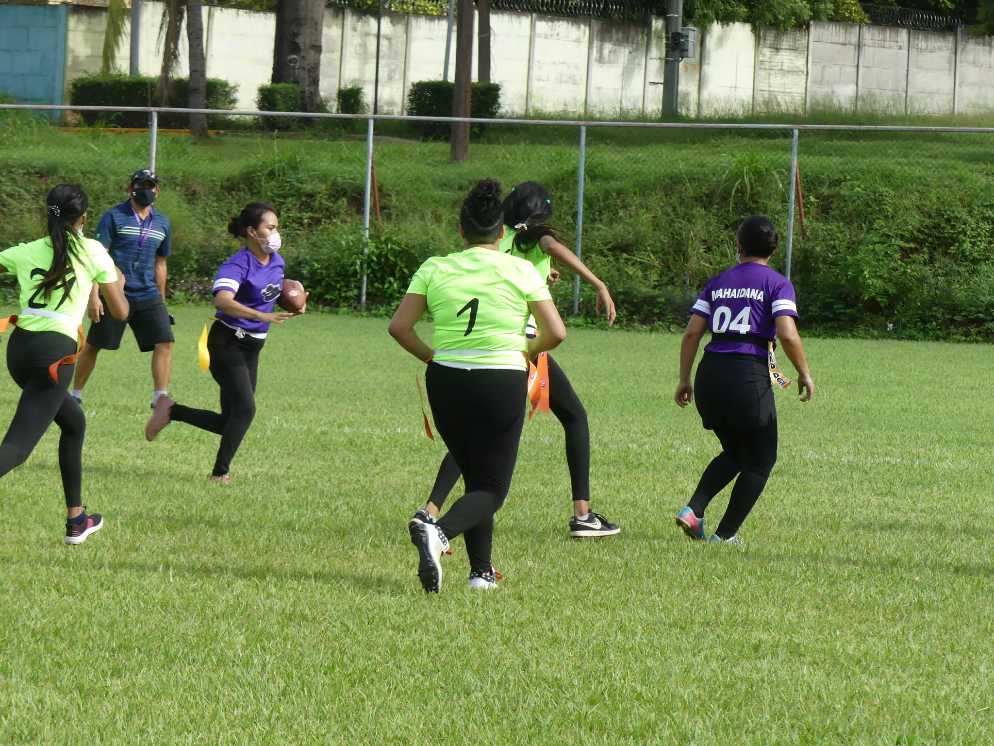Managua Lady Eagles American Flag Football
