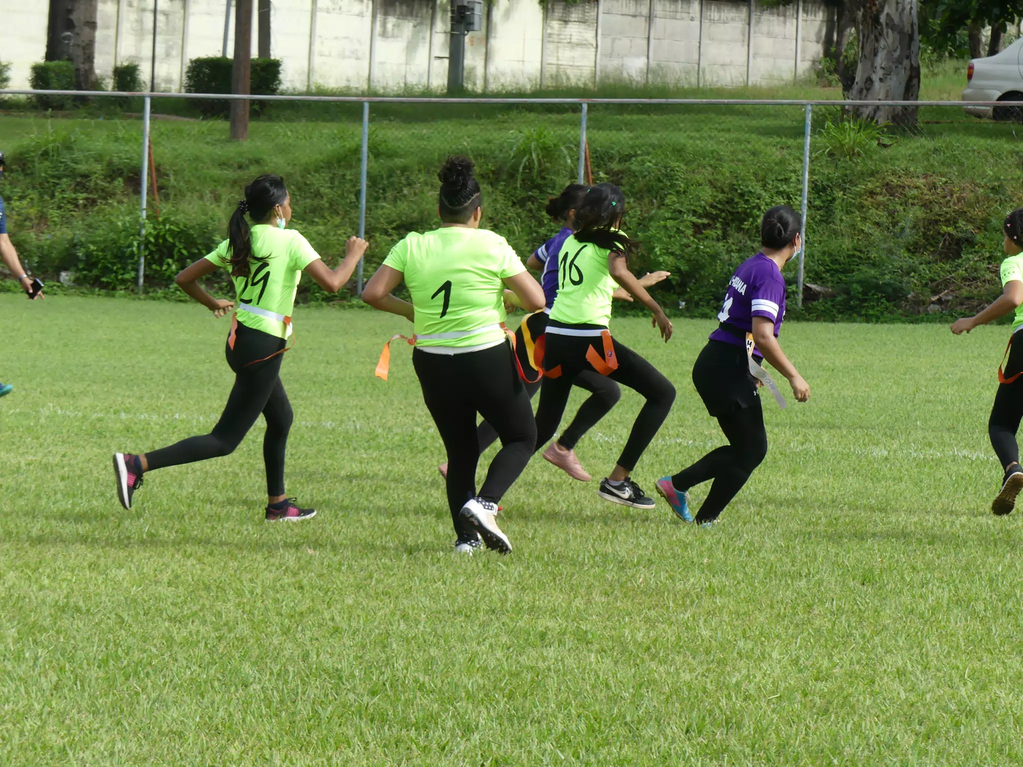 Managua Lady Eagles American Flag Football