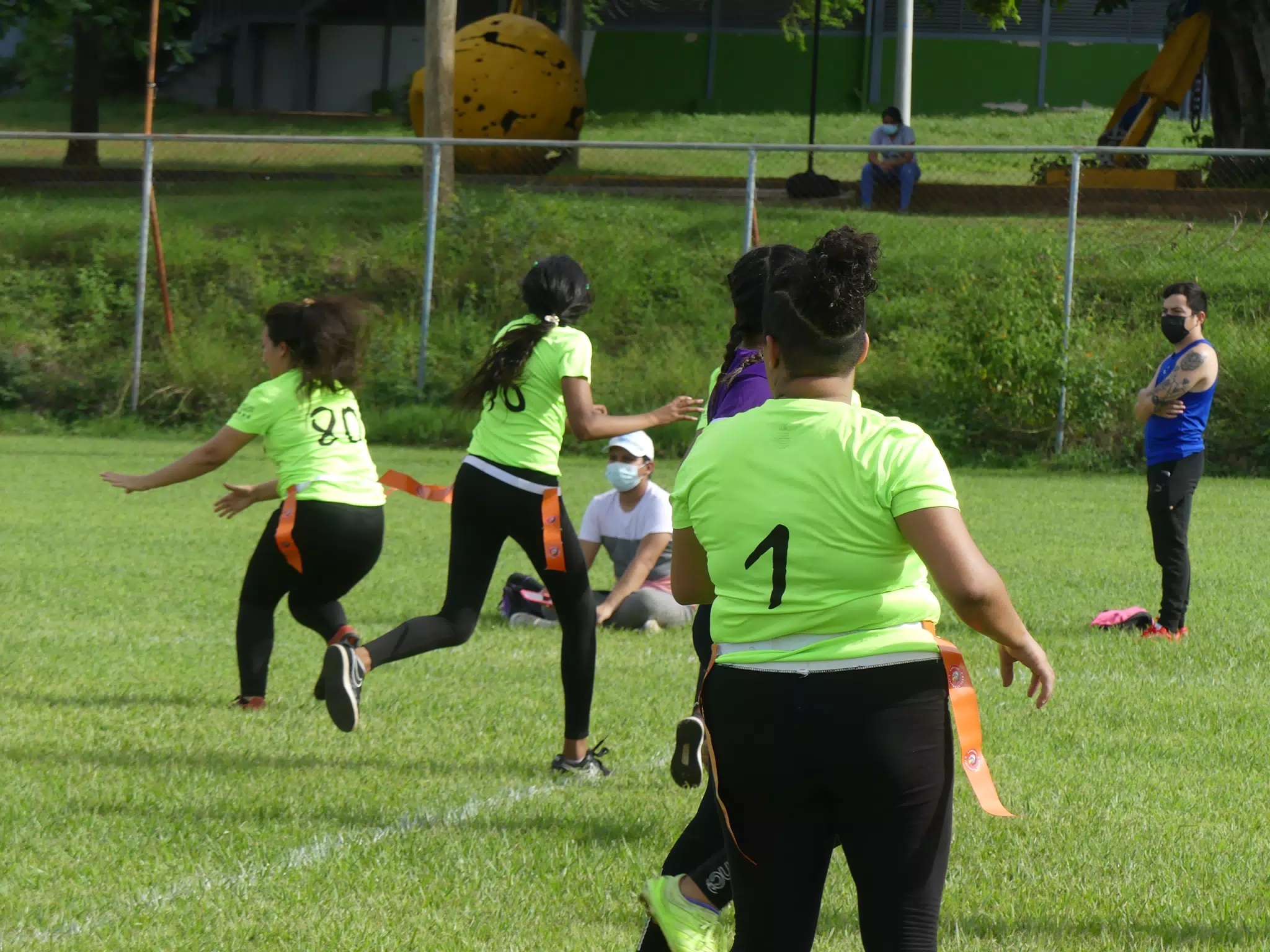 Managua Lady Eagles American Flag Football