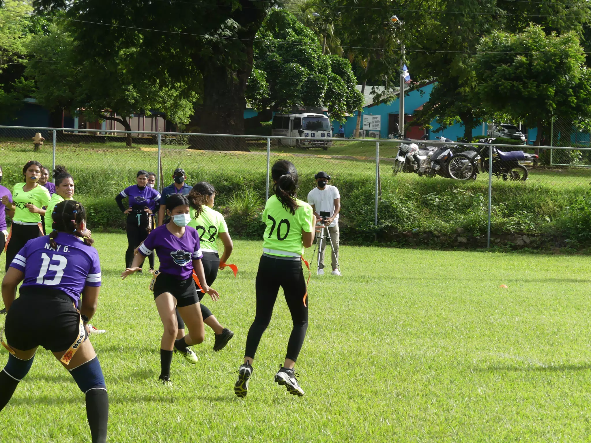 Managua Lady Eagles American Flag Football