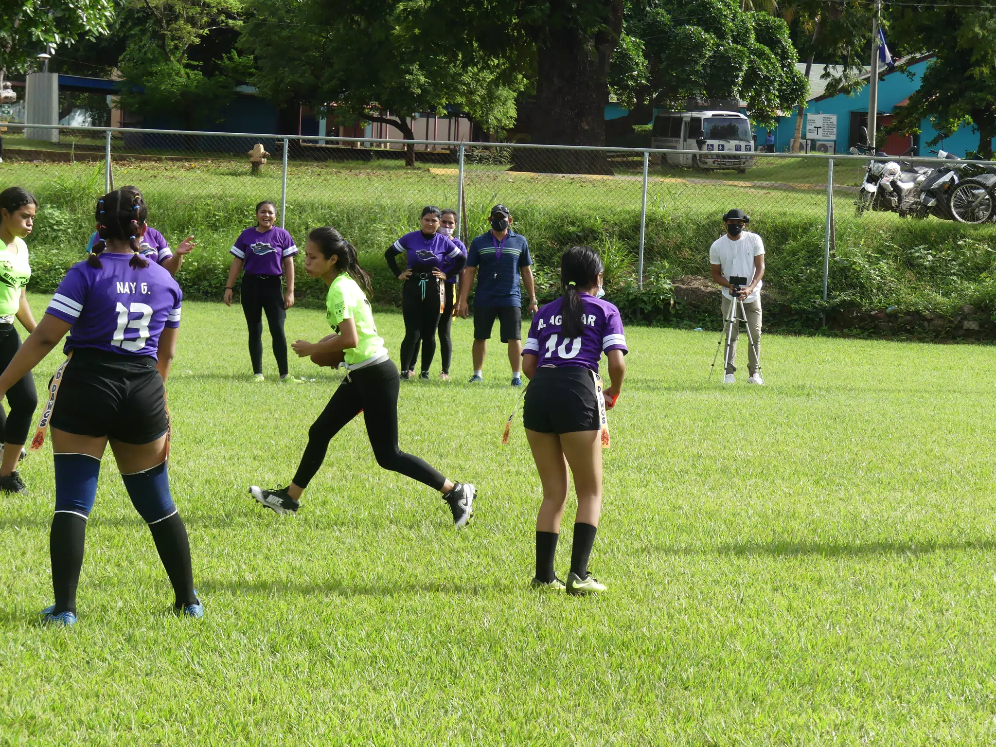 Managua Lady Eagles American Flag Football