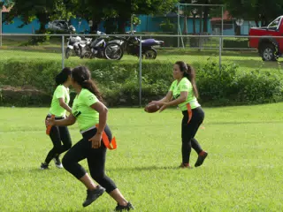Managua Lady Eagles American Flag Football