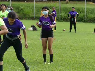 Managua Lady Eagles American Flag Football