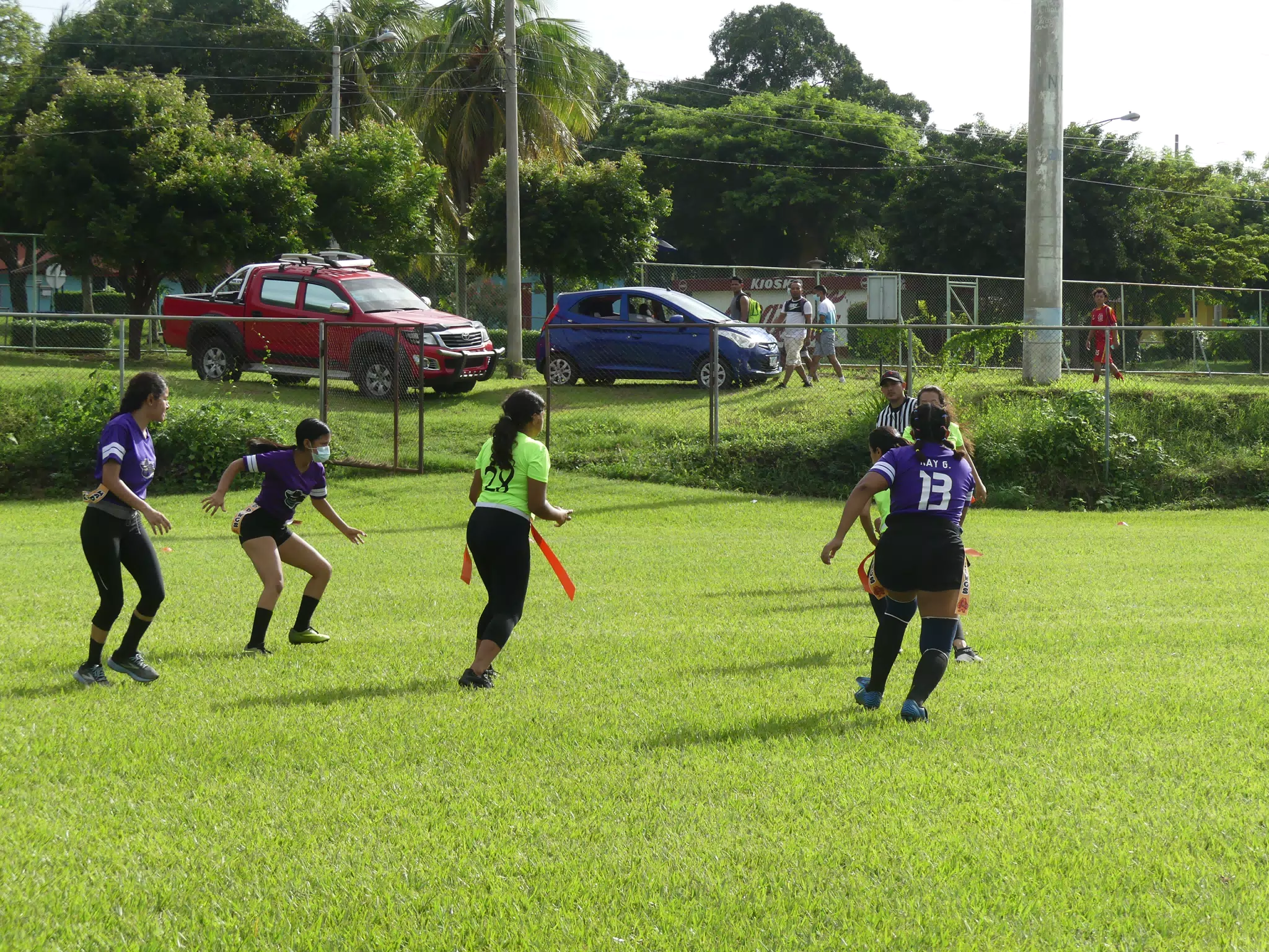 Managua Lady Eagles American Flag Football